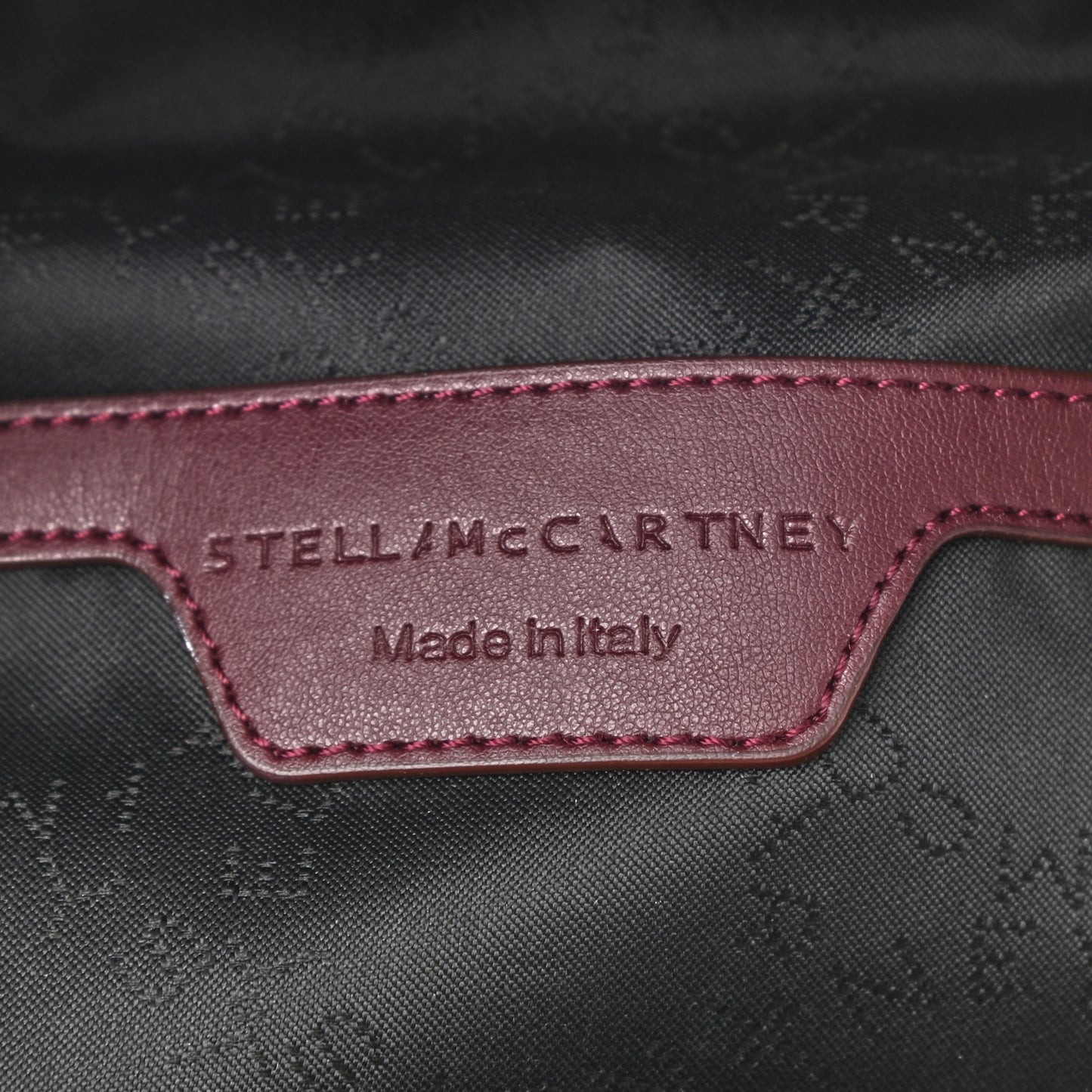 Nylon Eco Alter Nappa Mini Falabella GO Backpack Burgundy