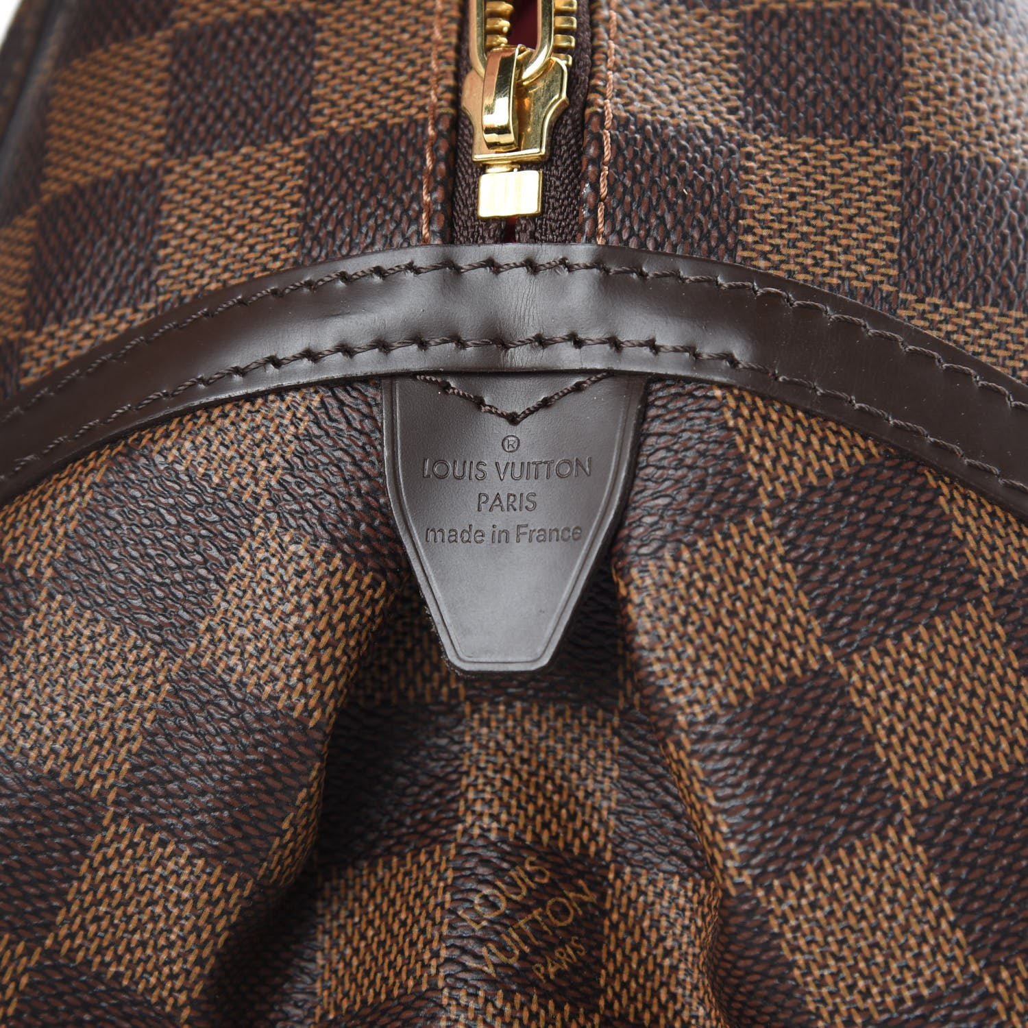 Louis Vuitton Damier Ebene Rivington GM 6 of 11