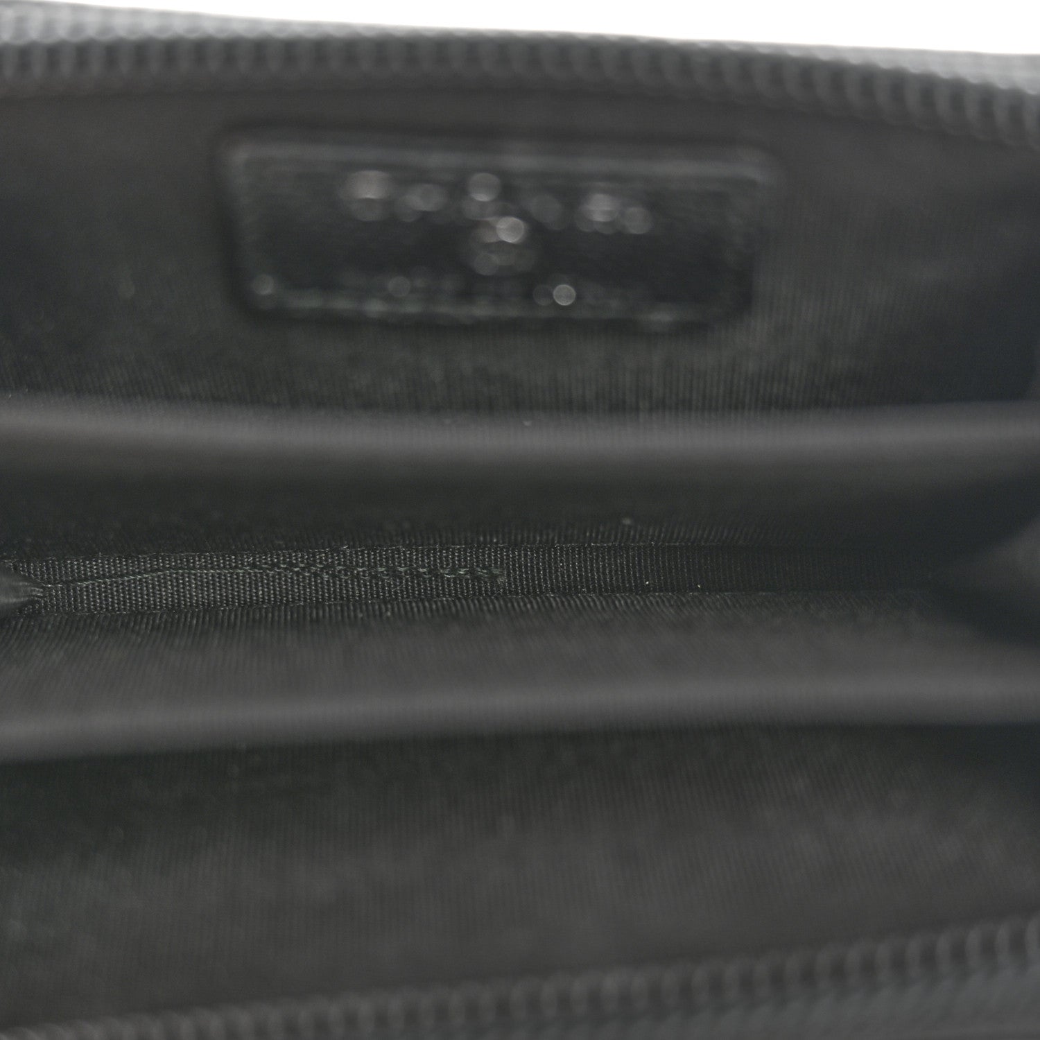 Chanel Caviar Quilted Boy Zip Around Coin Purse Wallet So Black 5 of 10