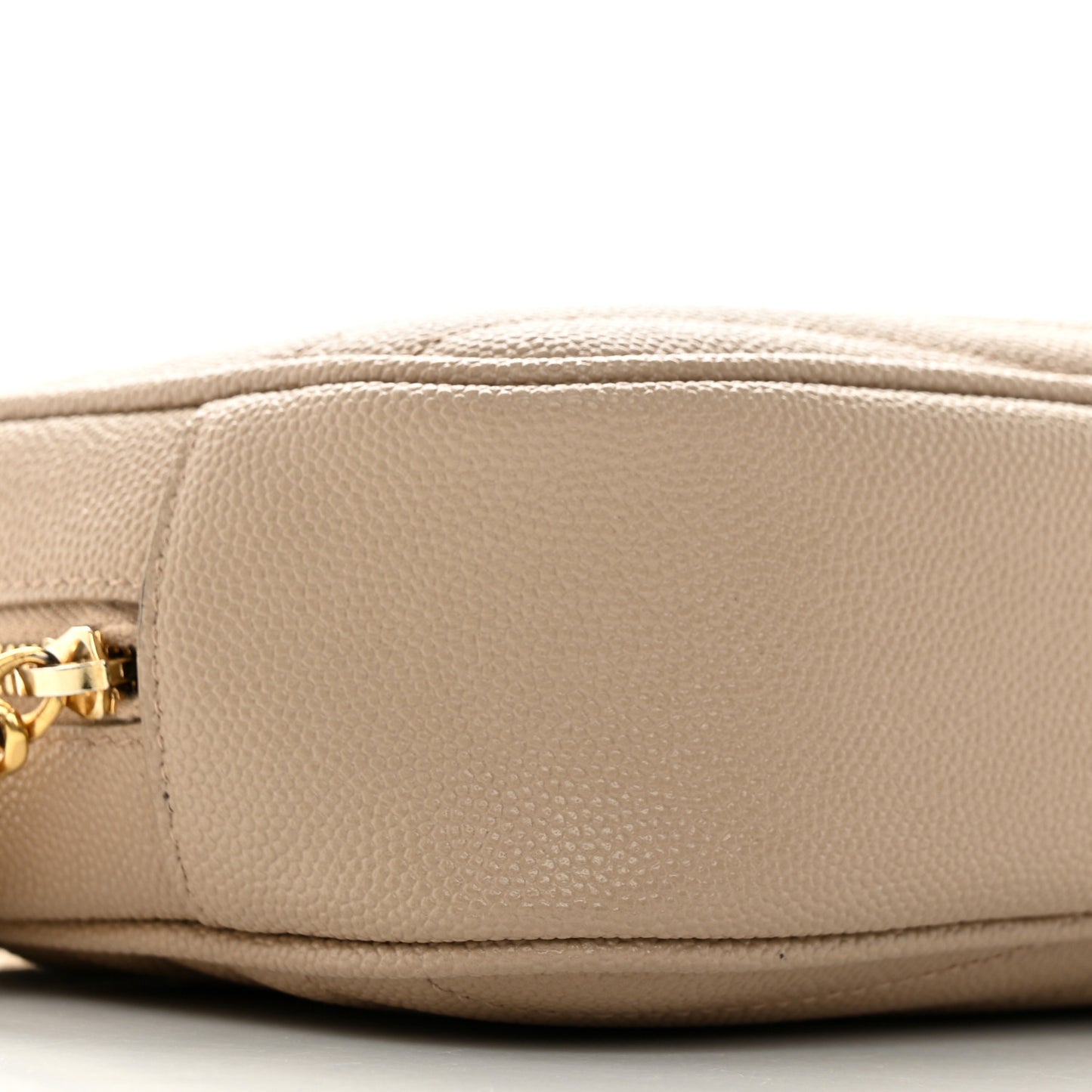 Grain De Poudre Matelasse Monogram Mini Lou Camera Bag Dark Beige