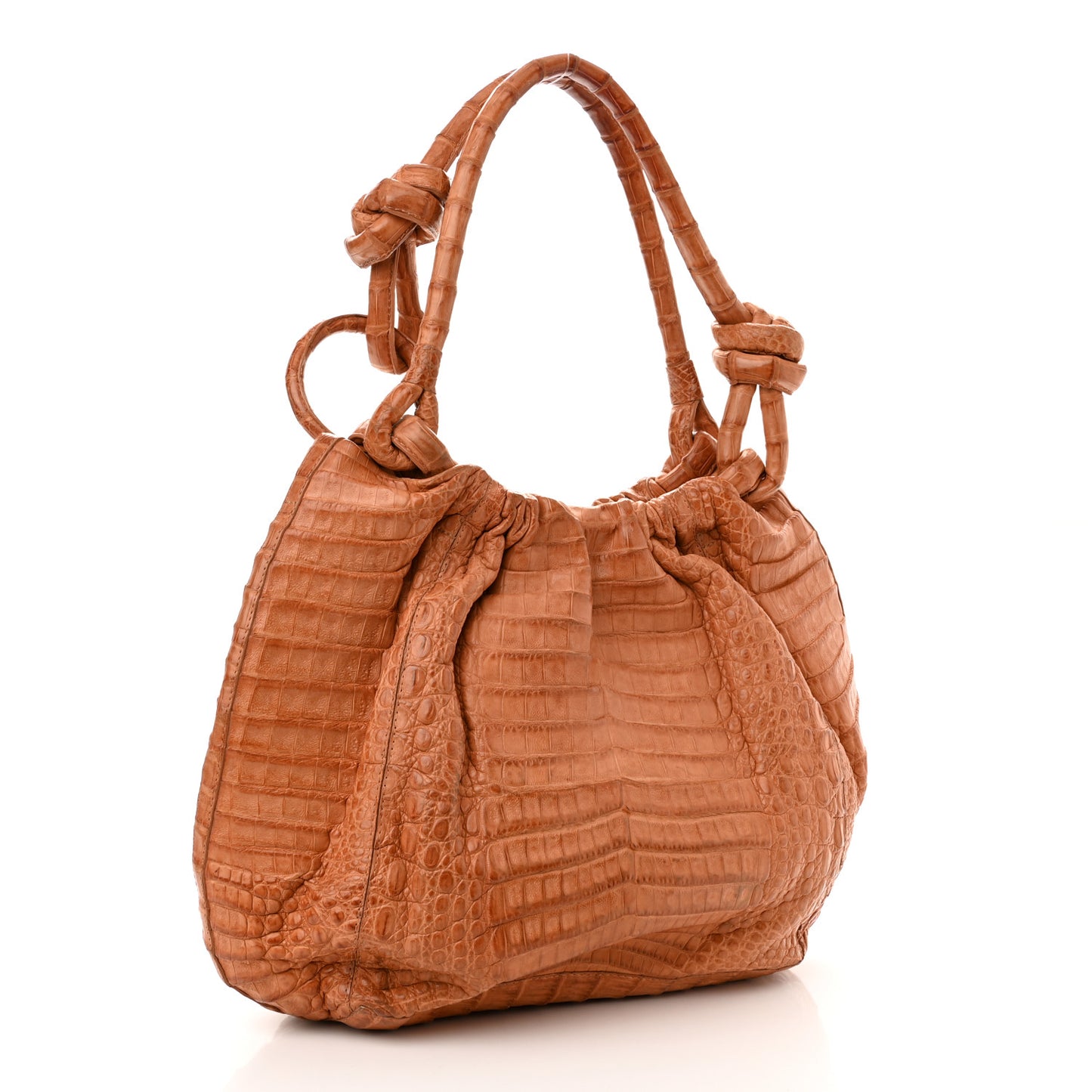 Crocodile Knot Hobo Brown