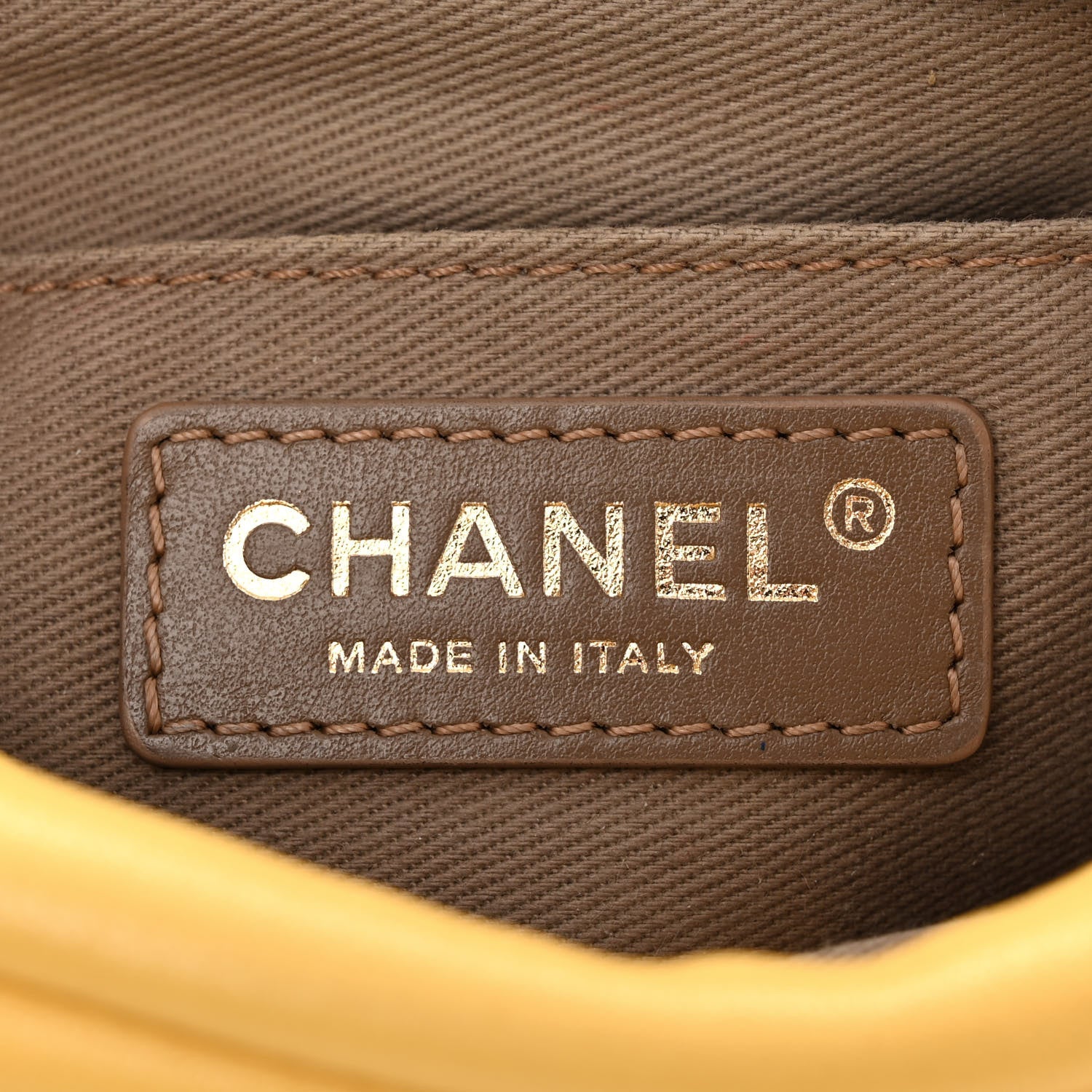 Chanel Goatskin Small Casual Trip Camera Case Yellow 6 of 12