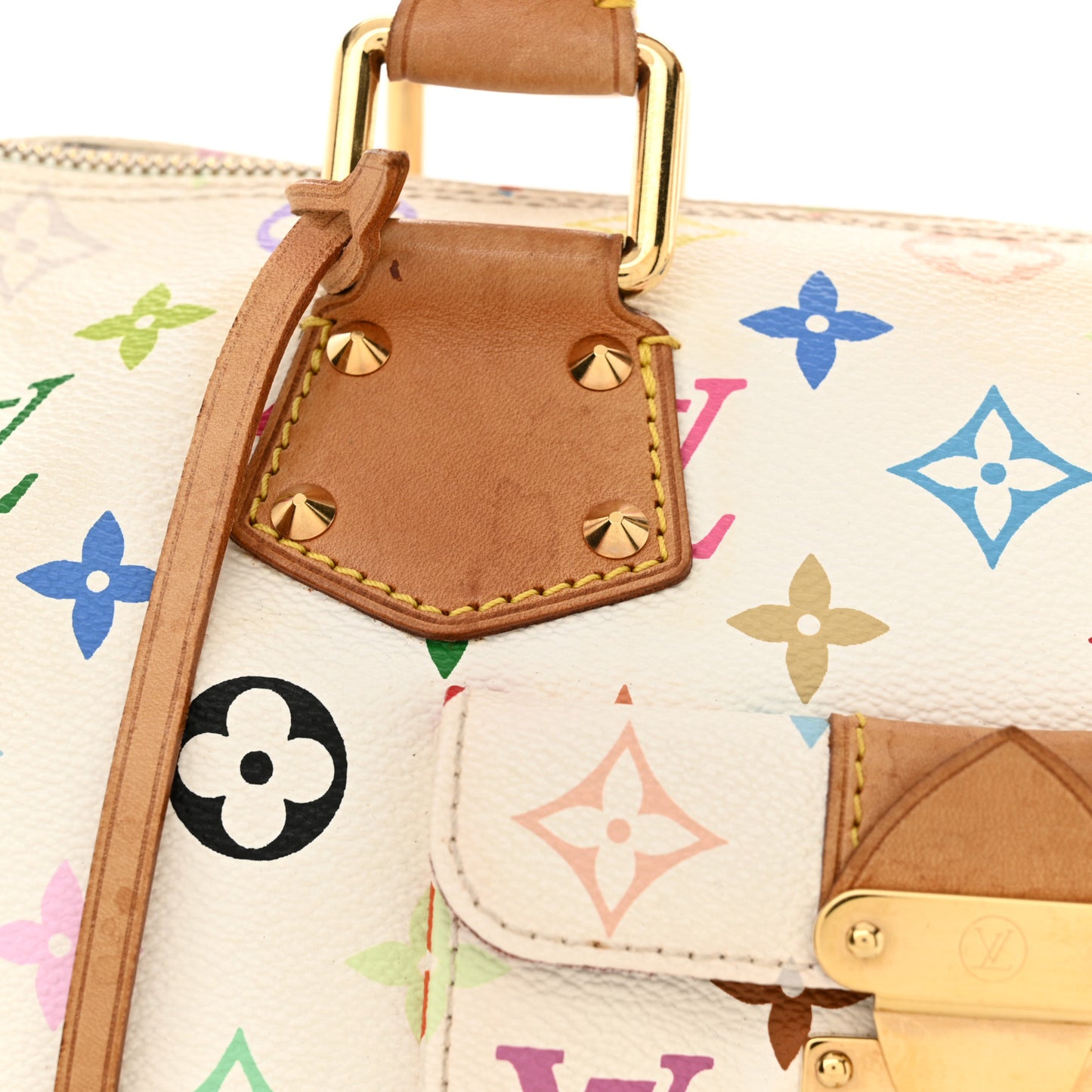 Monogram Multicolor Speedy 30 White
