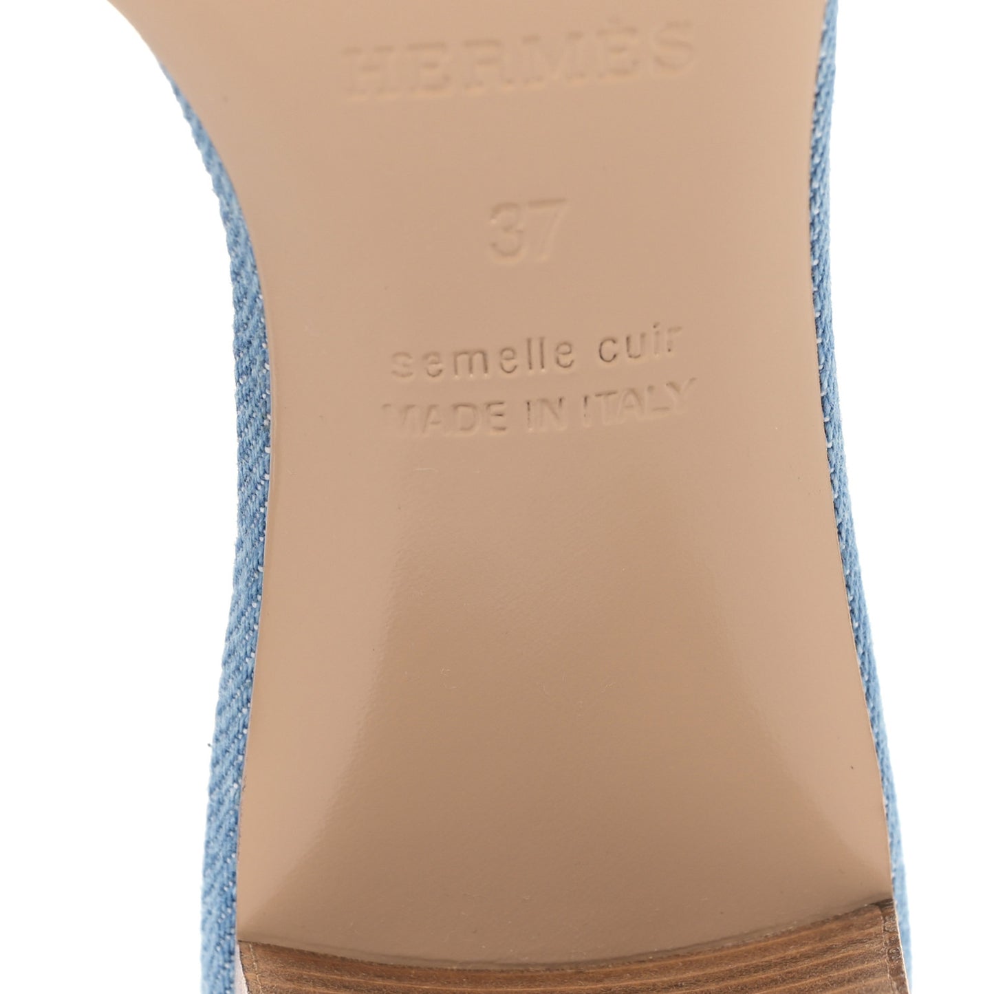 Denim Oasis Sandals 37 Bleu Clair