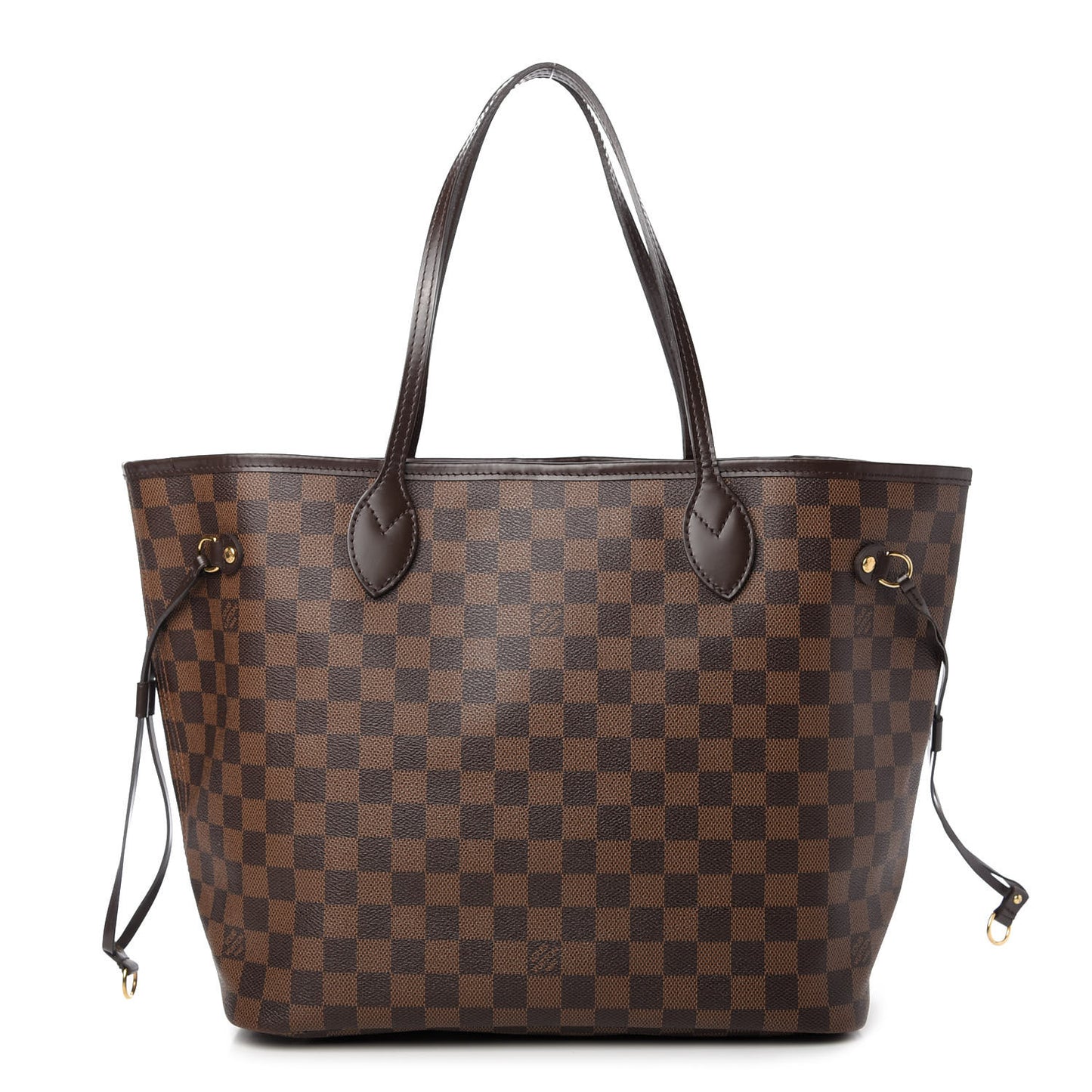 Damier Ebene Neo Neverfull MM Rose Ballerine