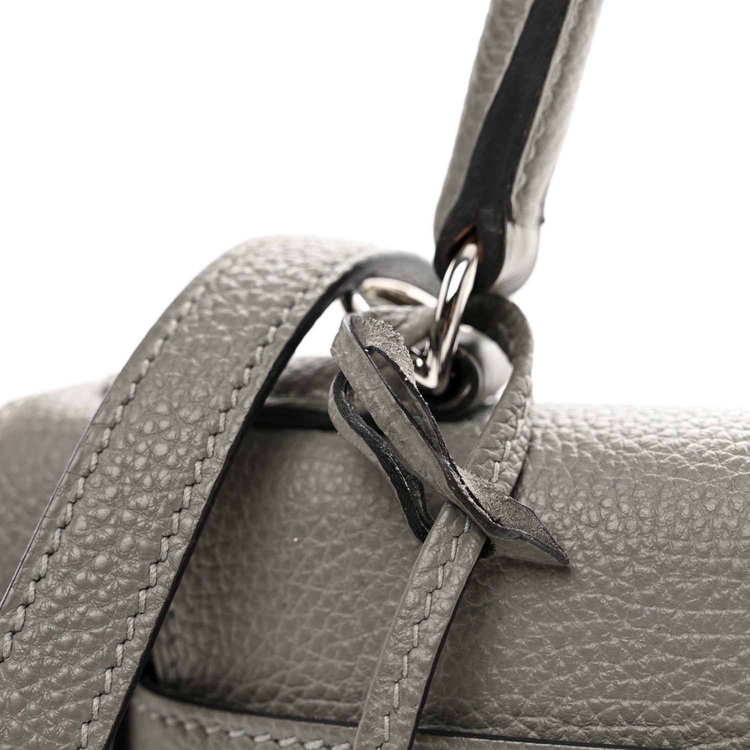 Hermes Togo Kelly Retourne 28 Gris Mouette 15 of 16