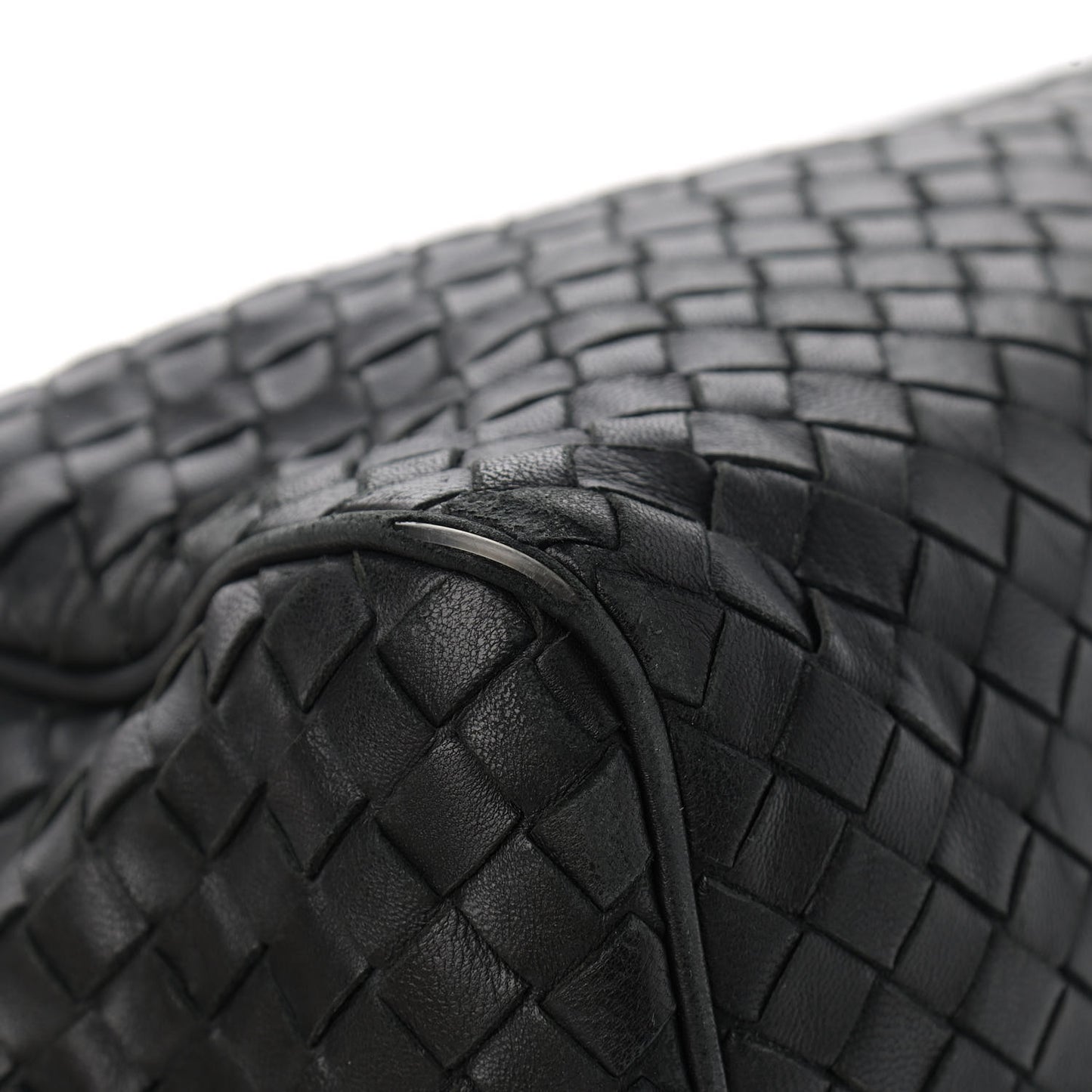 Nappa Intrecciato Boston Black