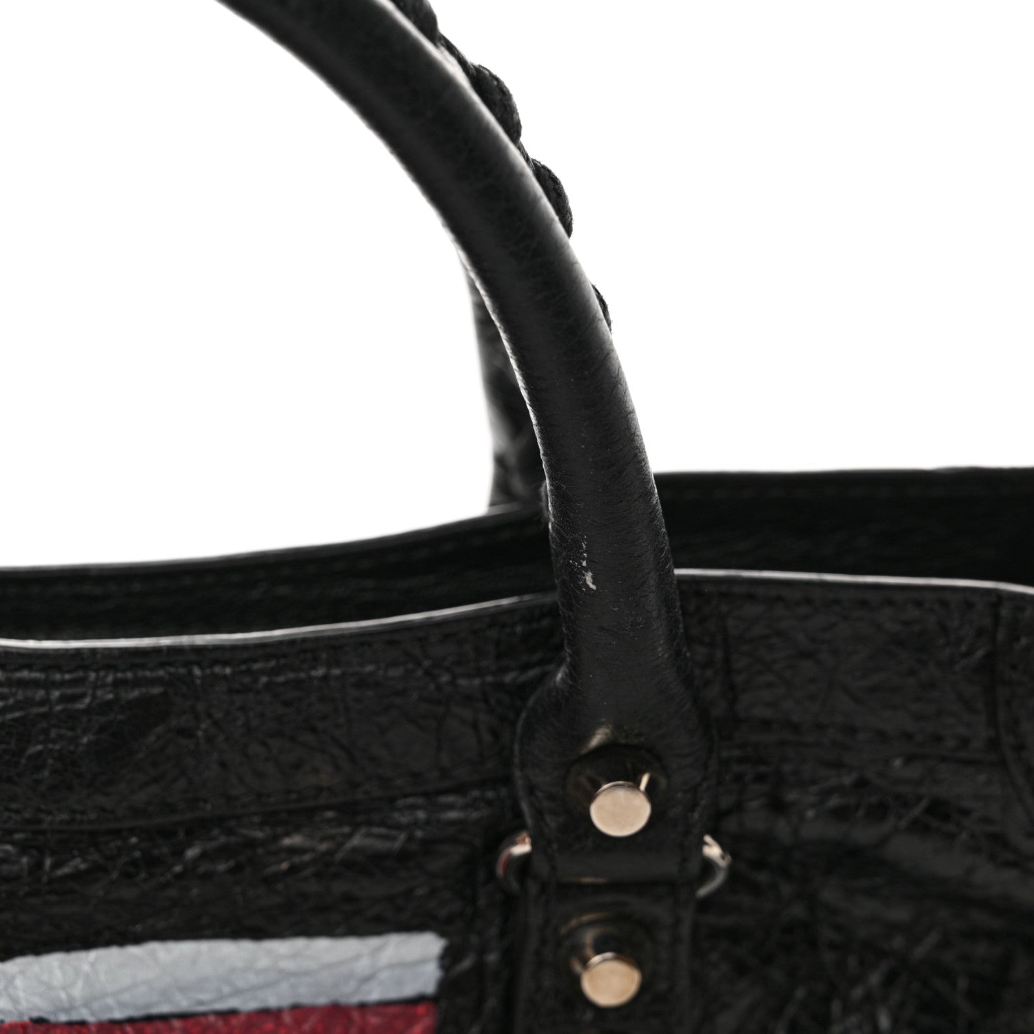 Balenciaga Agneau Arena Car Tag Classic Silver Hardware S City Black TBC 12 of 12