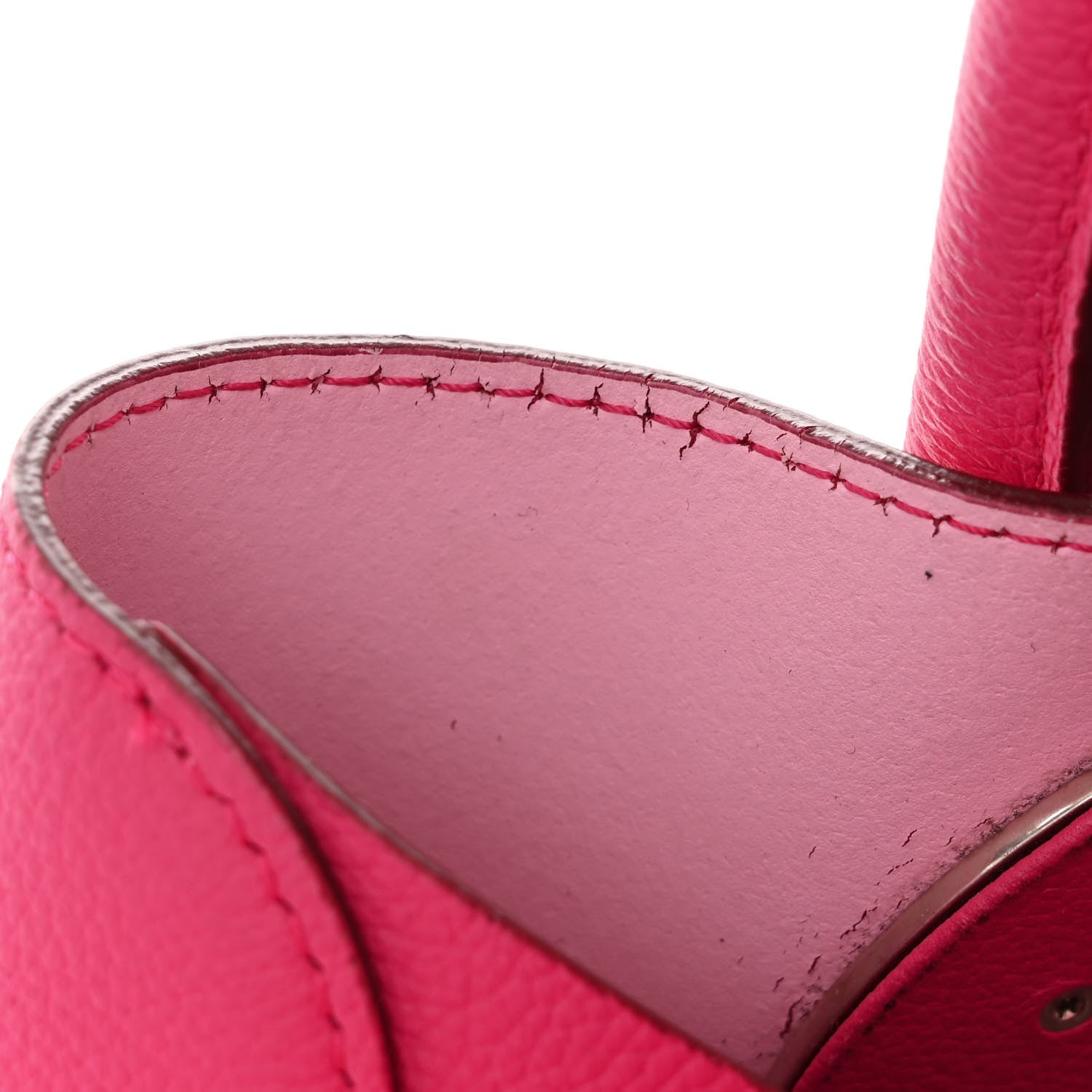 Christian Dior Supple Grained Calfskin Open Bar Tote Pink 11 of 14