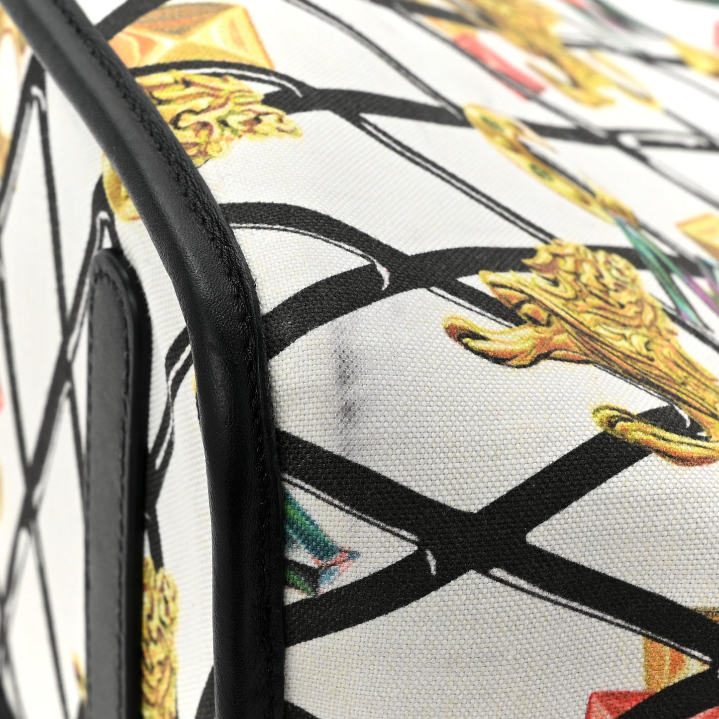 Visetos Medium Project Reversible Shopper Tote Cognac