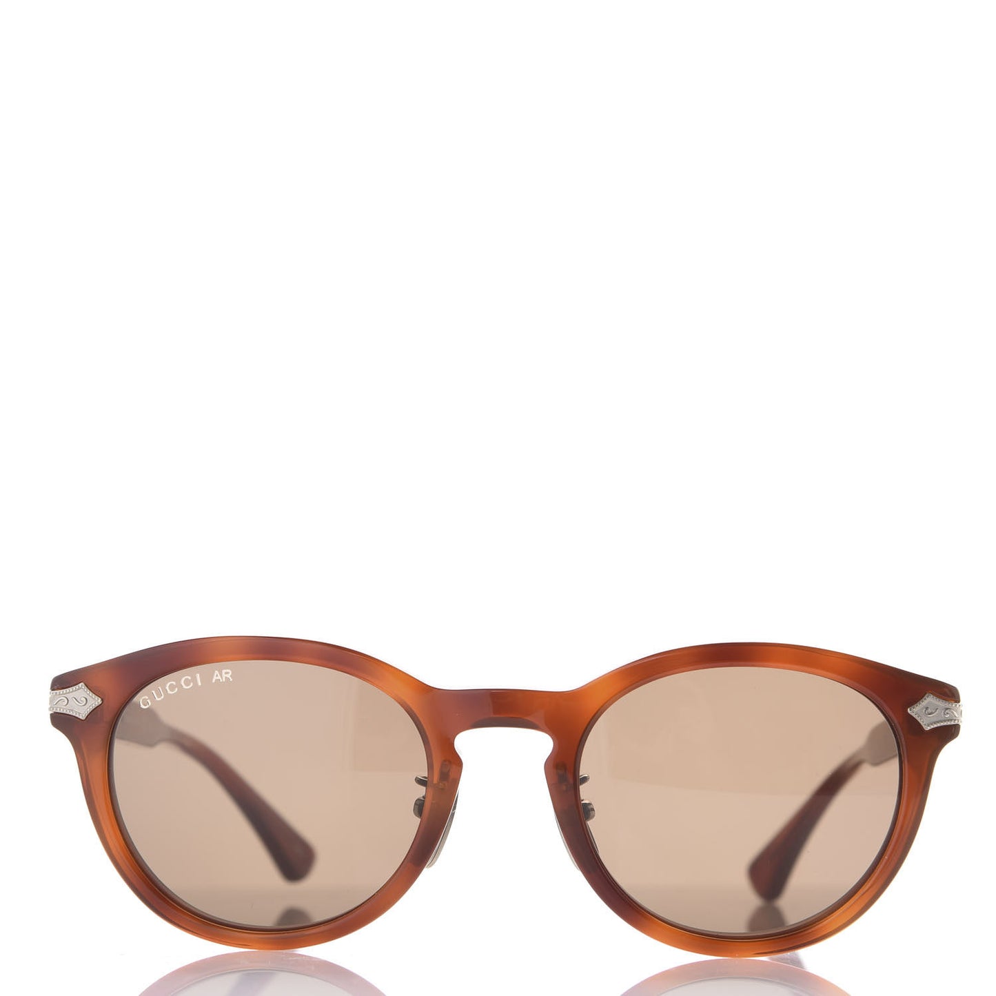 Acetate Round Metal Sunglasses GG0071S Havana