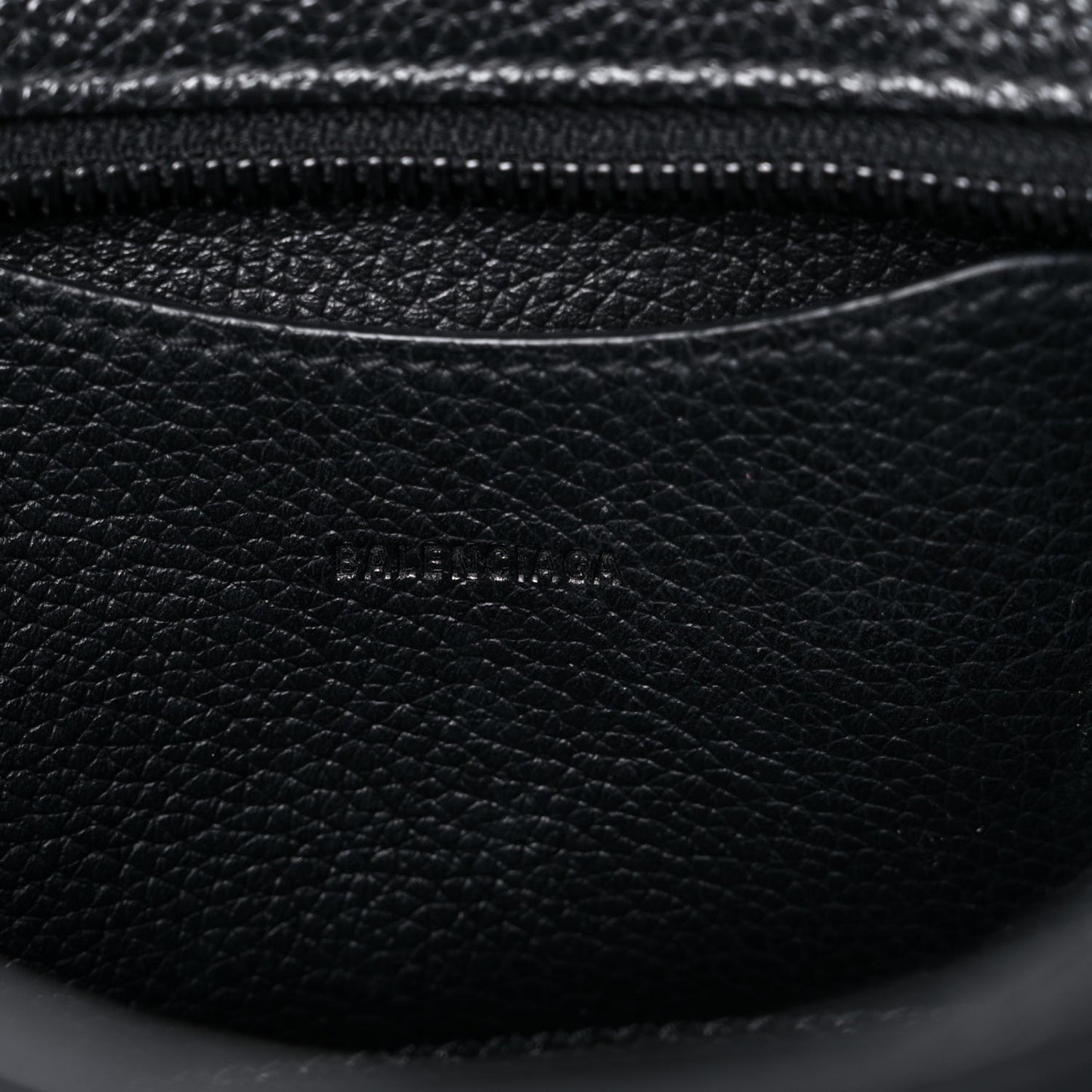 Grained Calfskin Neo Classic Black Hardware Mini City Black