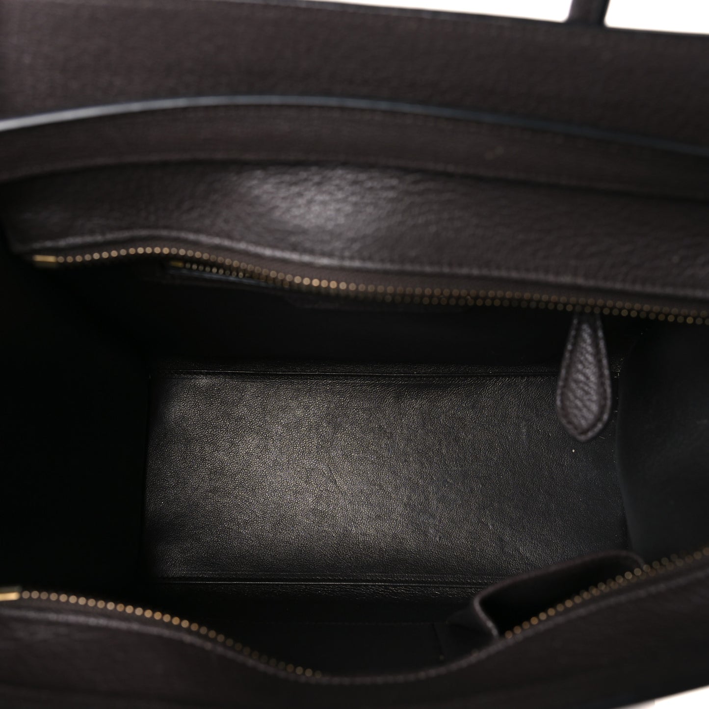 Goatskin Micro Luggage Dark Taupe