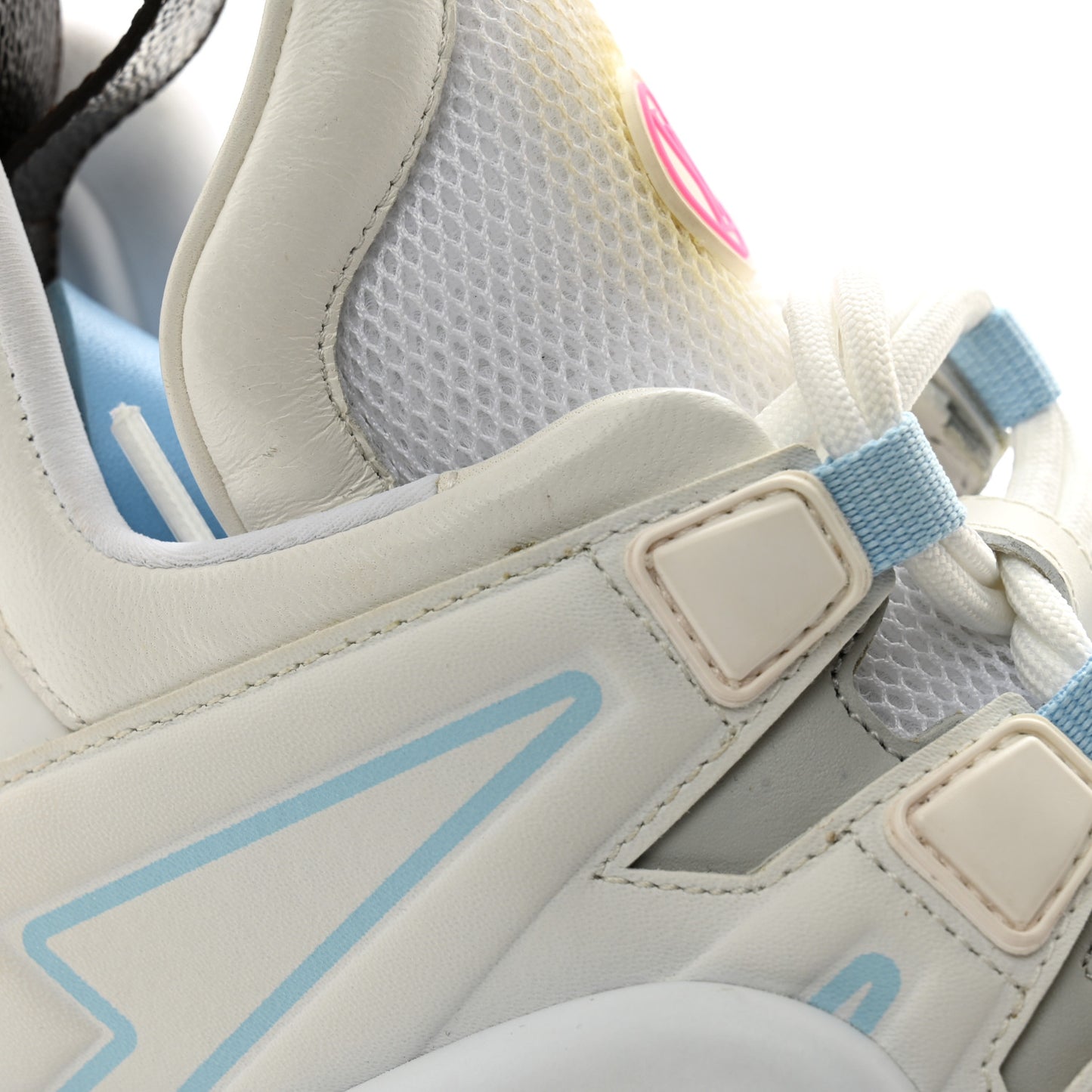 Calfskin LV Archlight Gradient Sneakers 36 Light Blue Pink