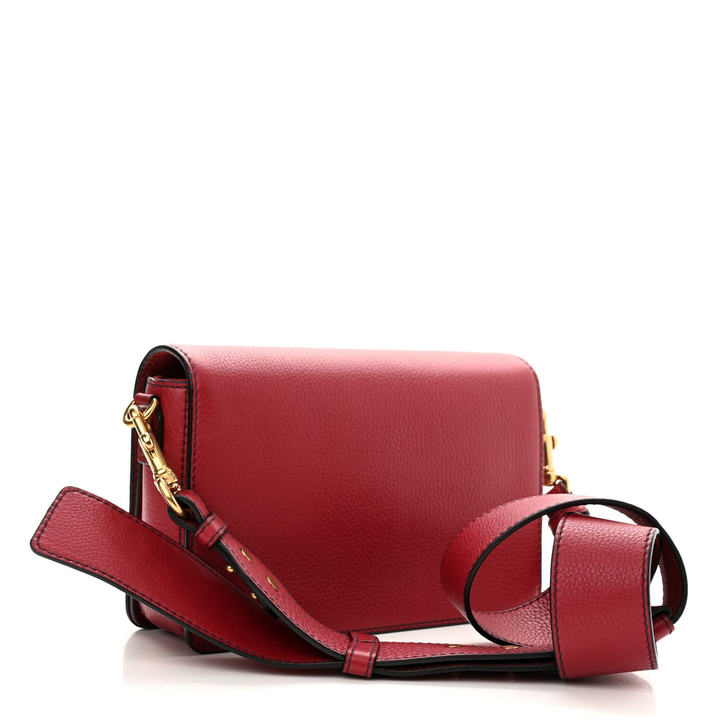 Calfskin Dio(r)evolution Flap Bag Red