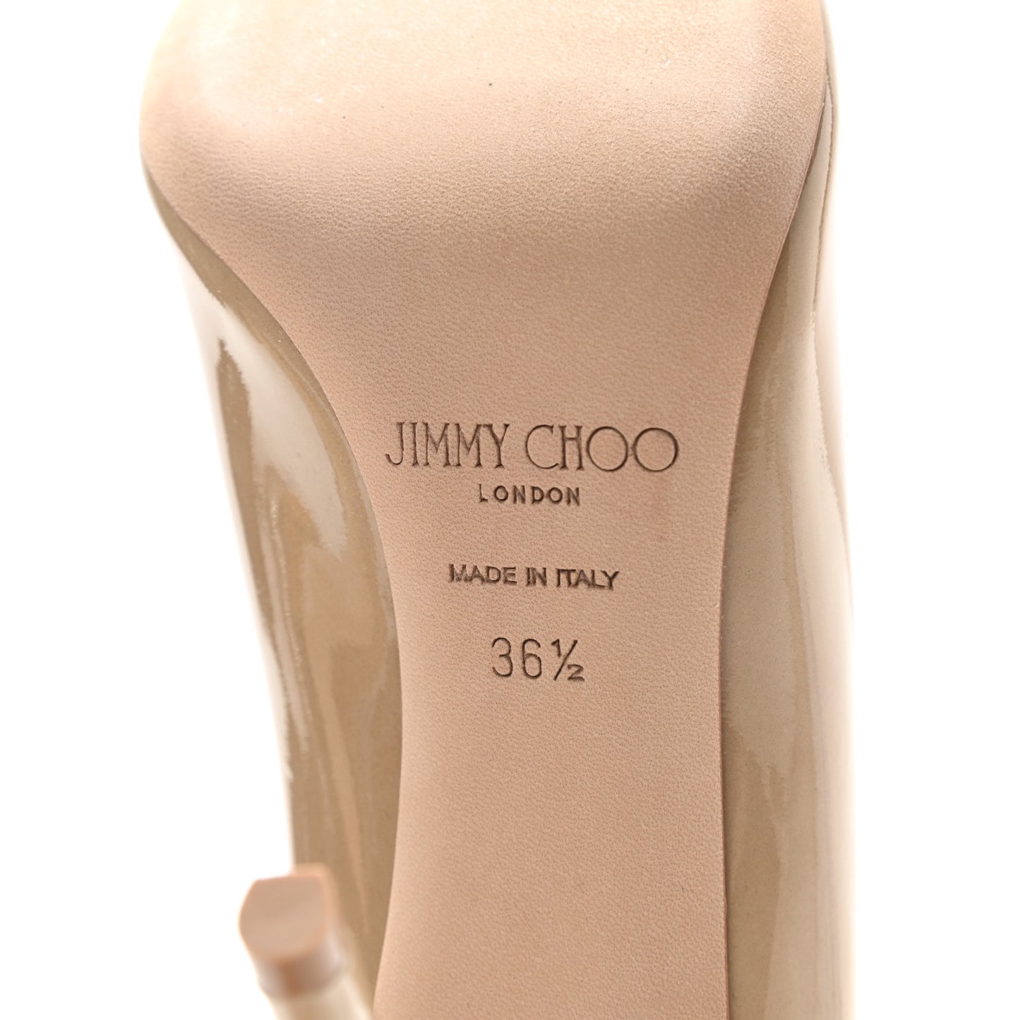 Patent Pointy Toe Romy 100 Pumps 36.5 Nude