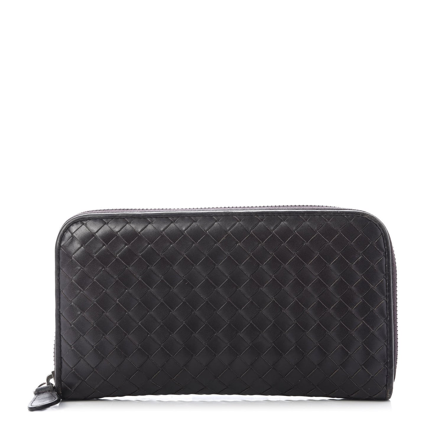 Nappa Intrecciato Zip Around Wallet Gladiol