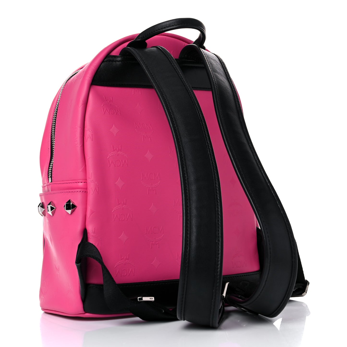Odeon Studded Small Backpack Beetroot Pink