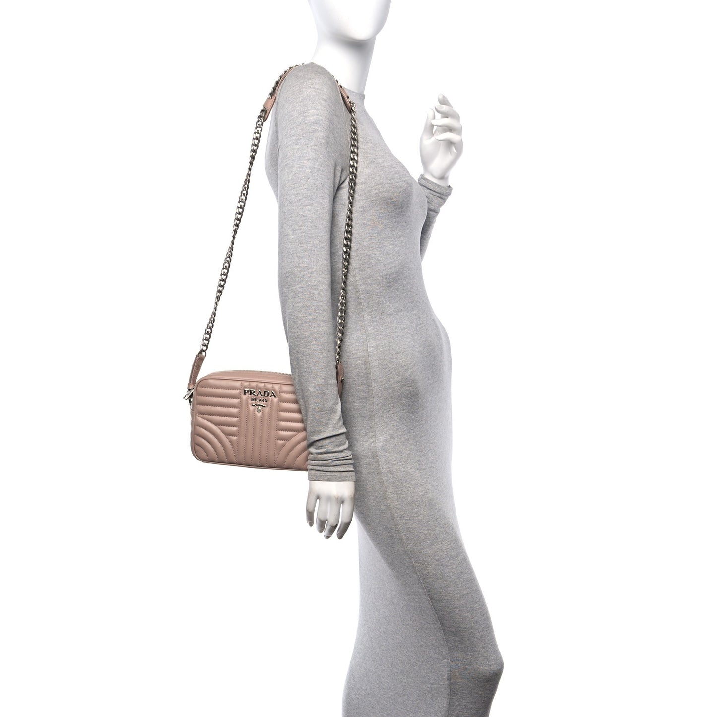 Soft Calfskin Diagramme Camera Bag Cammeo