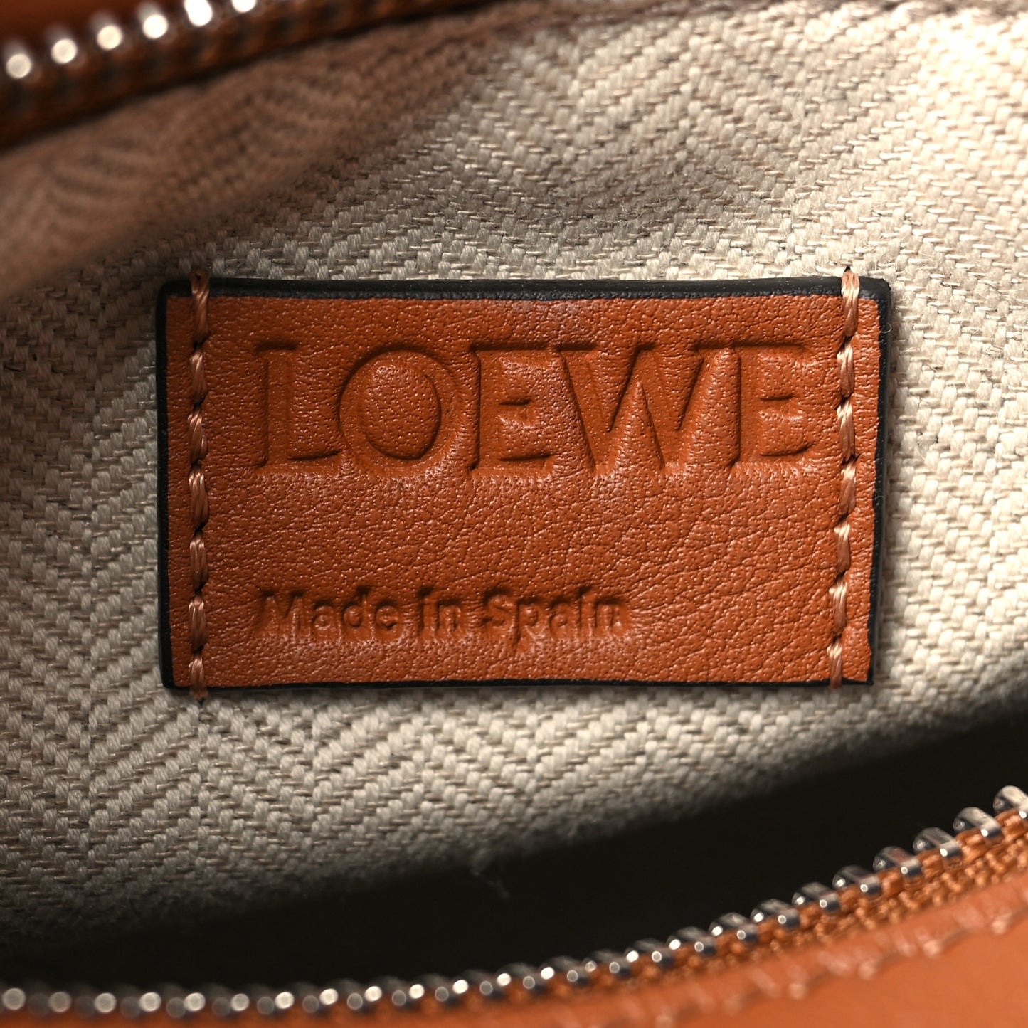 Calfskin Medium Puzzle Bag Tan
