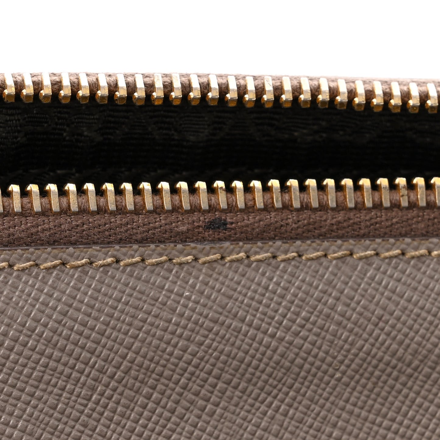 Saffiano Large Galleria Double Zip Tote Argilla