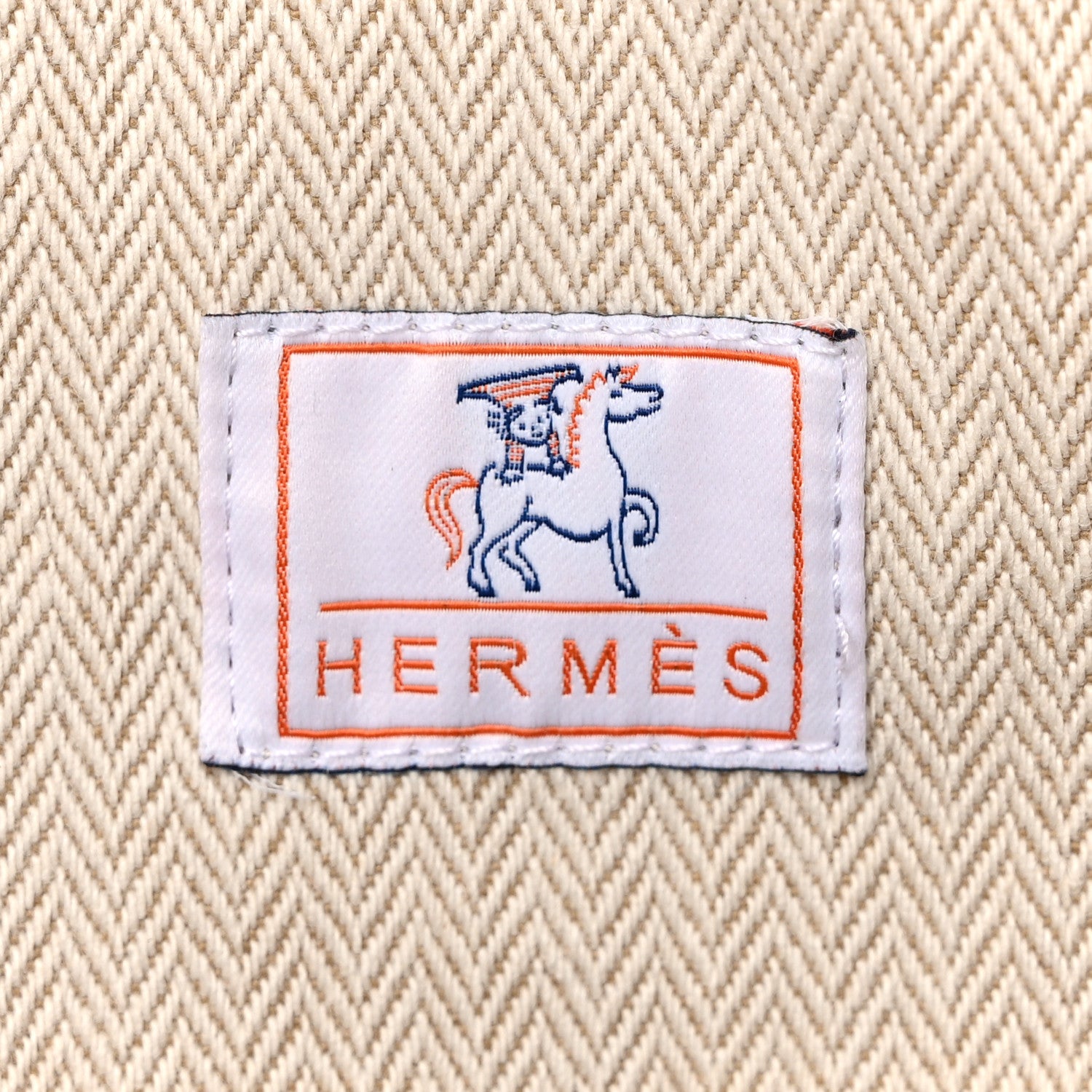 Hermes Canvas Large Bride-A-Brac Cabriole Case Gris Perle 7 of 12