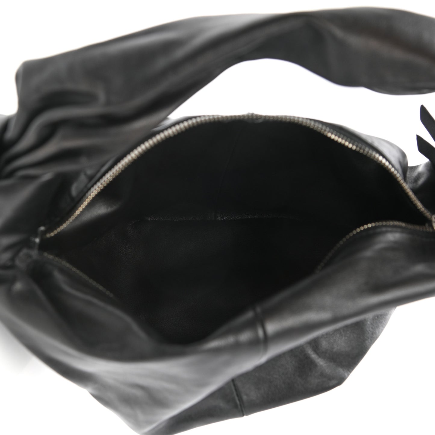 Nappa Mini Double Knot Bag Black