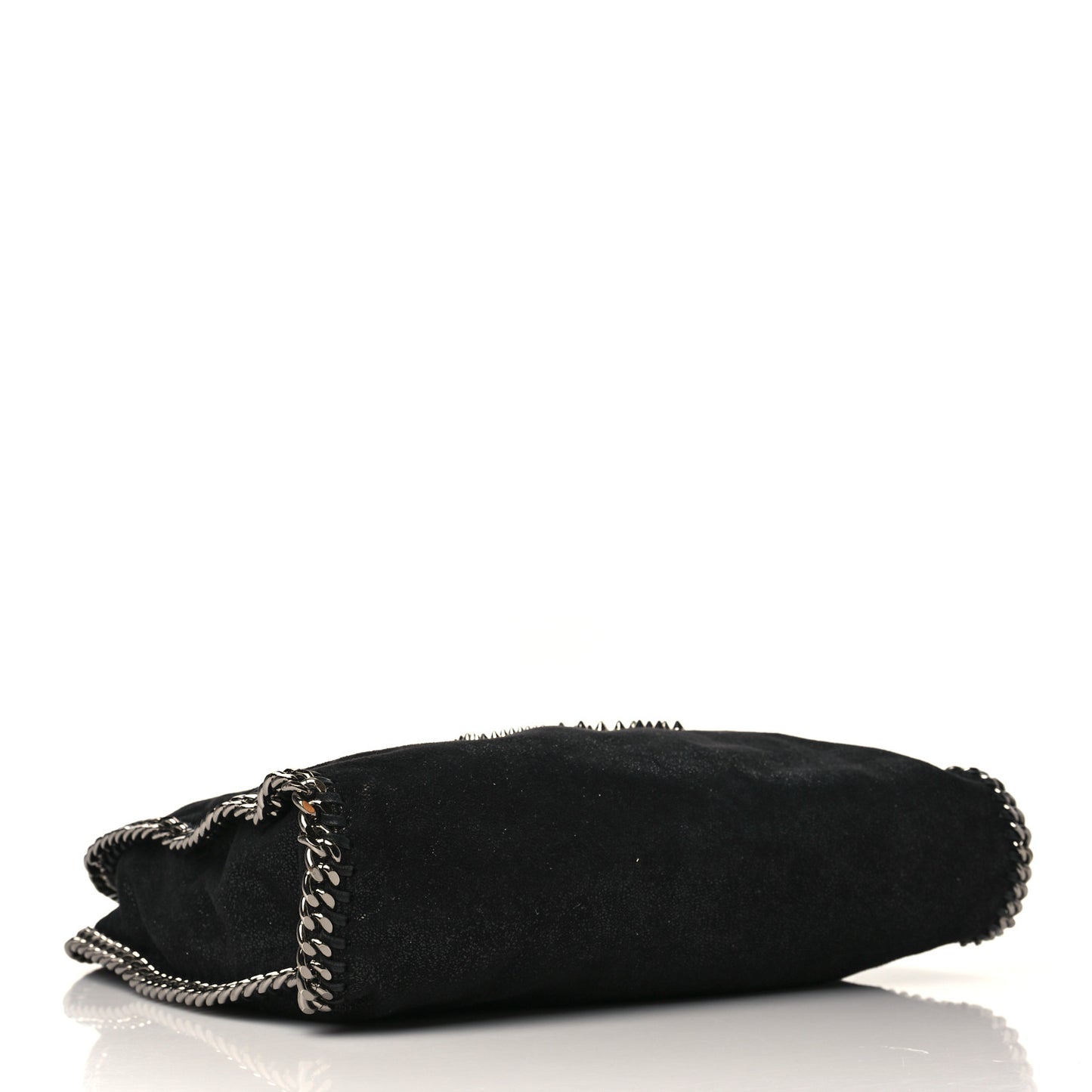 Shaggy Deer Studded Small Star Falabella Tote Black