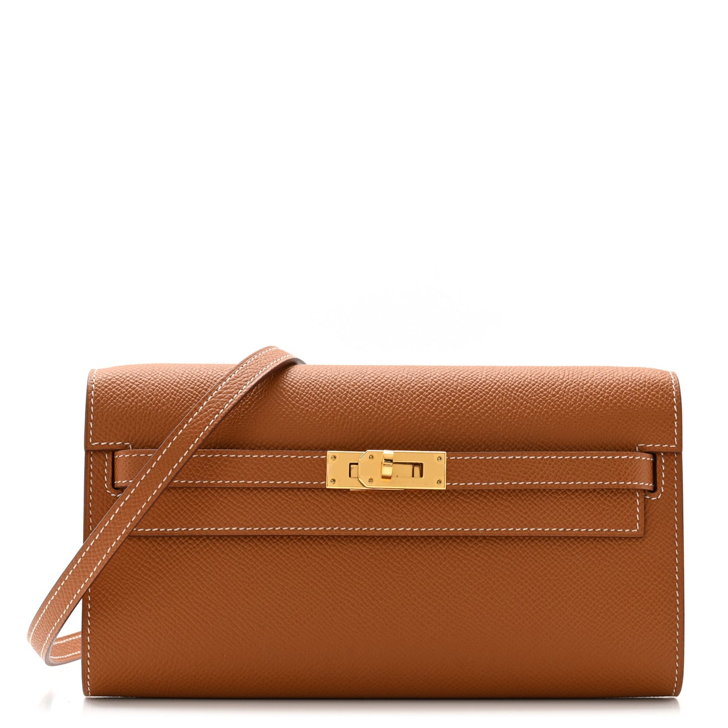 Epsom Kelly Wallet To Go Gold