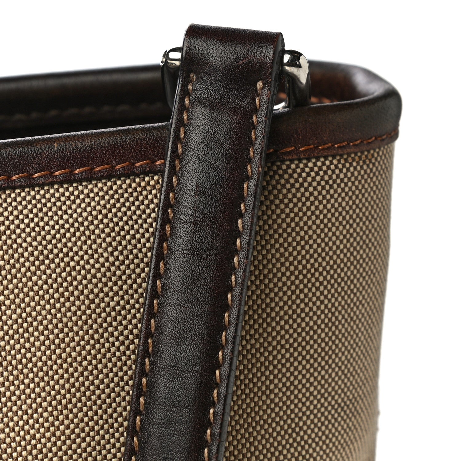 Prada Jacquard Logo Tote Corda Moro 24 of 27