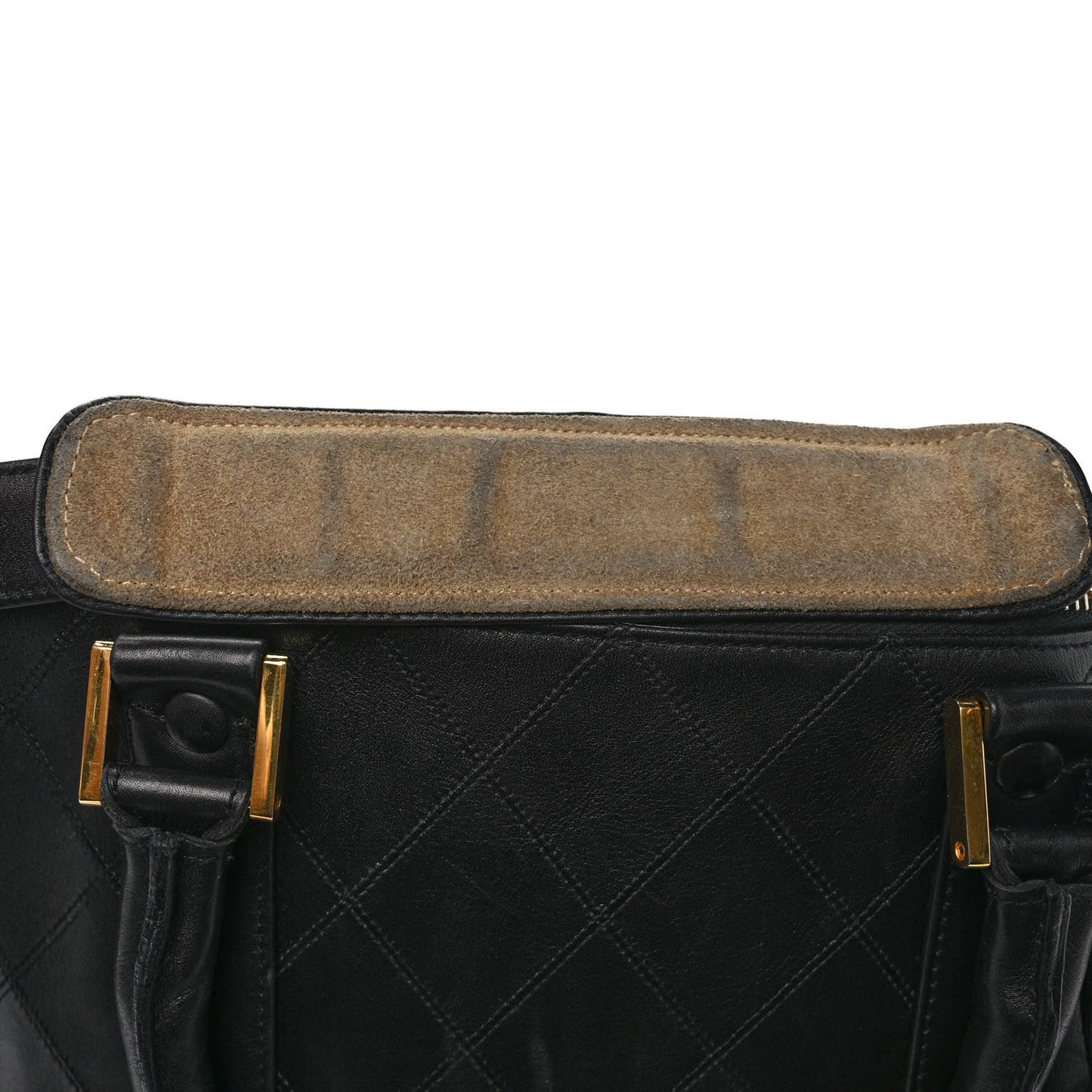 Calfskin Stitched CC Boston Black