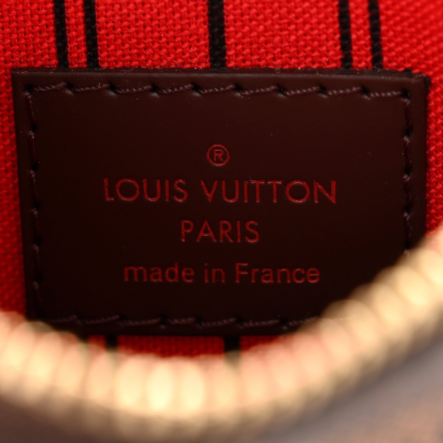 Louis Vuitton Damier Ebene Neverfull PM Pochette 7 of 10