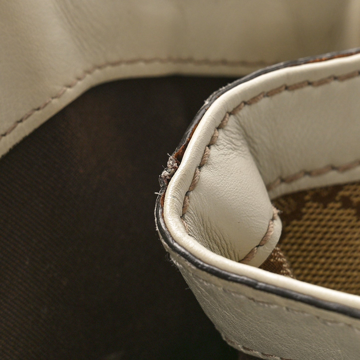 Monogram Large Sukey Tote Off White