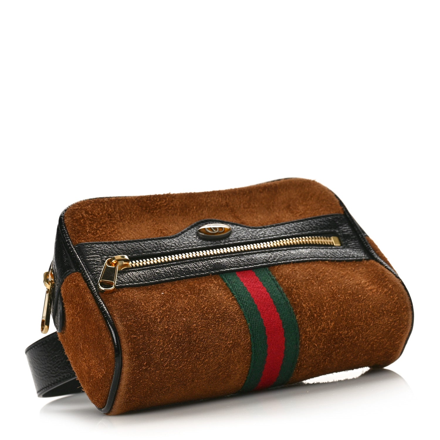 Gucci Suede Small Ophidia Belt Bag 95 38 Brown 4 of 9