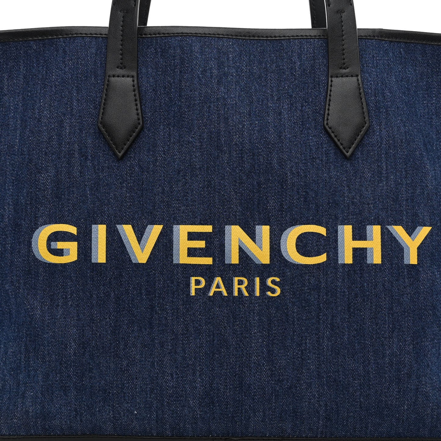 Denim Medium Logo Bond Shopper Tote Blue