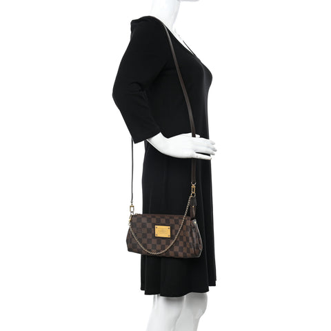 Damier Ebene Eva Clutch
