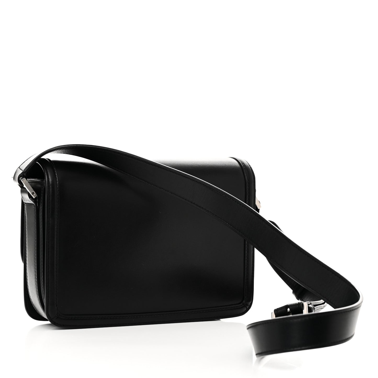 Box Calfskin Monogram Medium Solferino Satchel Black