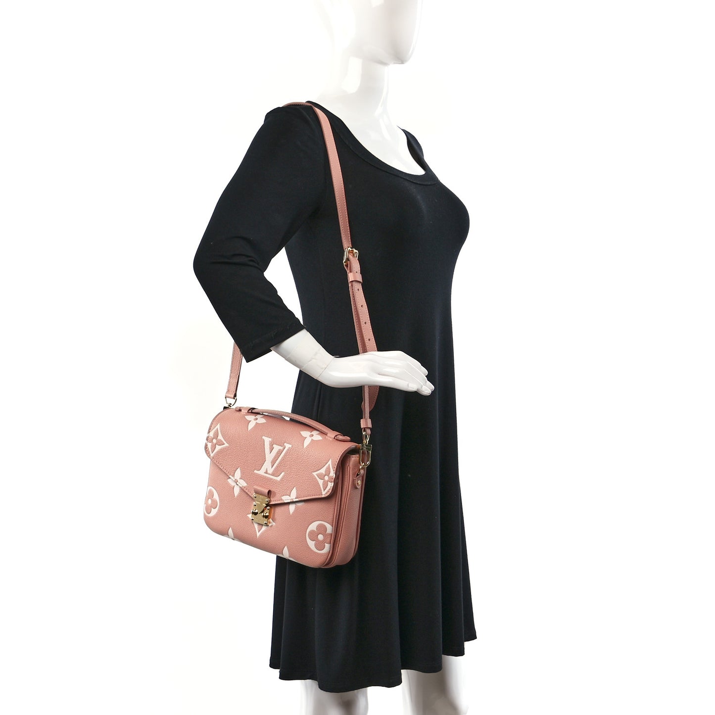 Empreinte Monogram Giant Pochette Metis Rose Trianon Cream