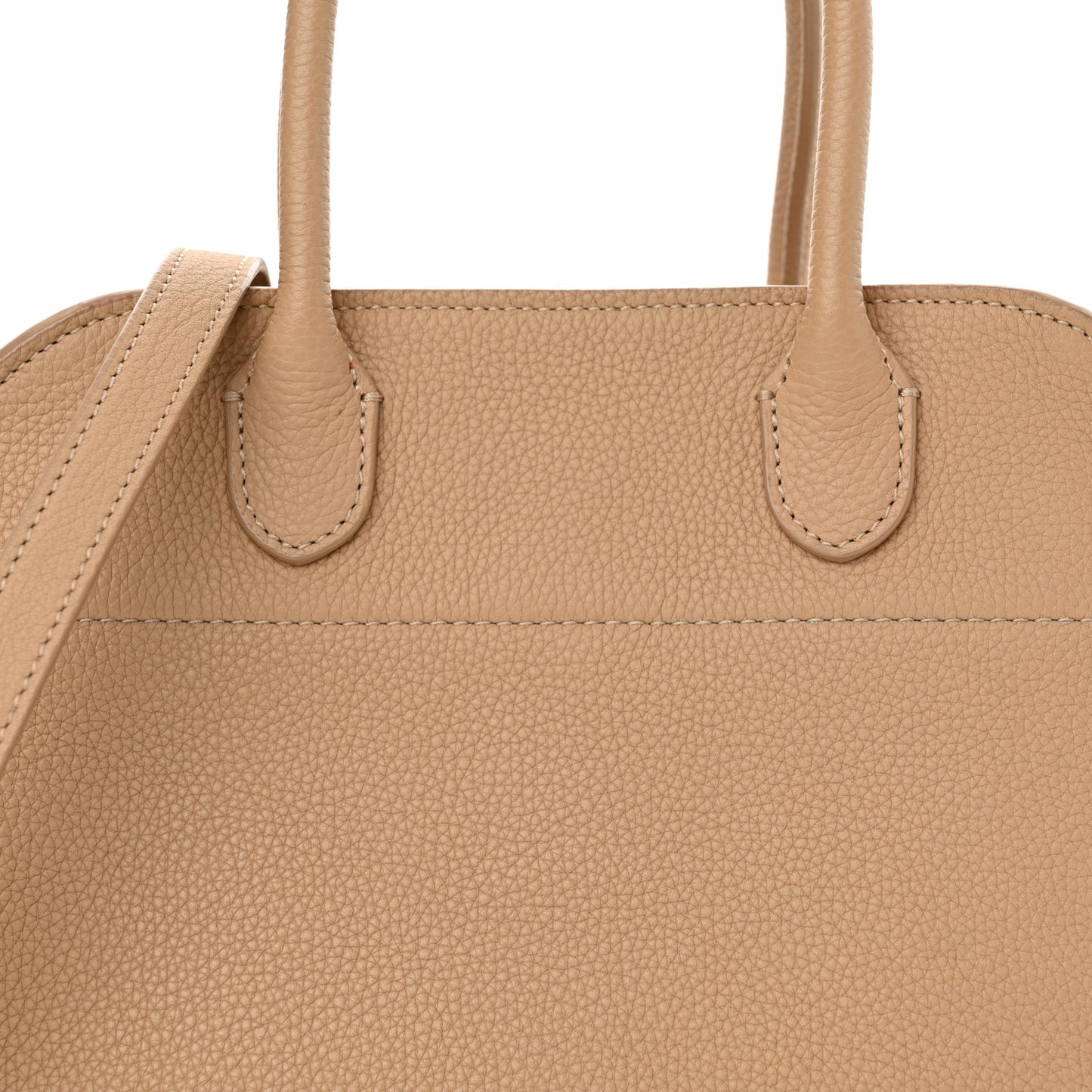 Grained Calfskin Soft Margaux 10 Bag Silk