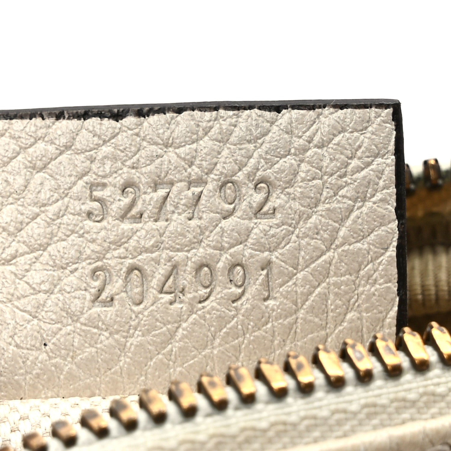 Gucci Grained Calfskin Small Logo Belt Bag White 6 of 9