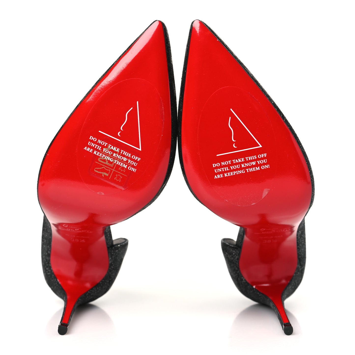 Glitter Iriza Kid Flinstar 100 Pumps 38.5 Black