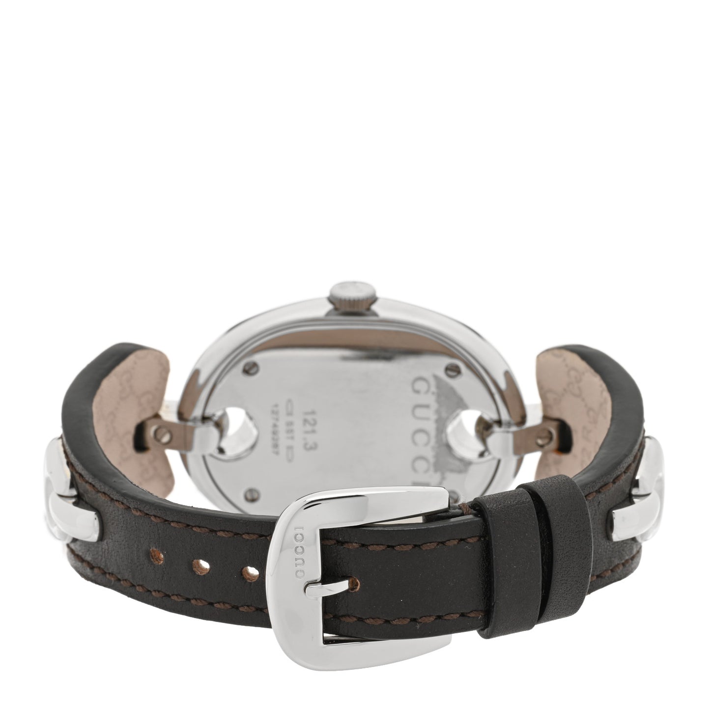 Stainless Steel Calfskin 32mm Marina Quartz Watch Brown