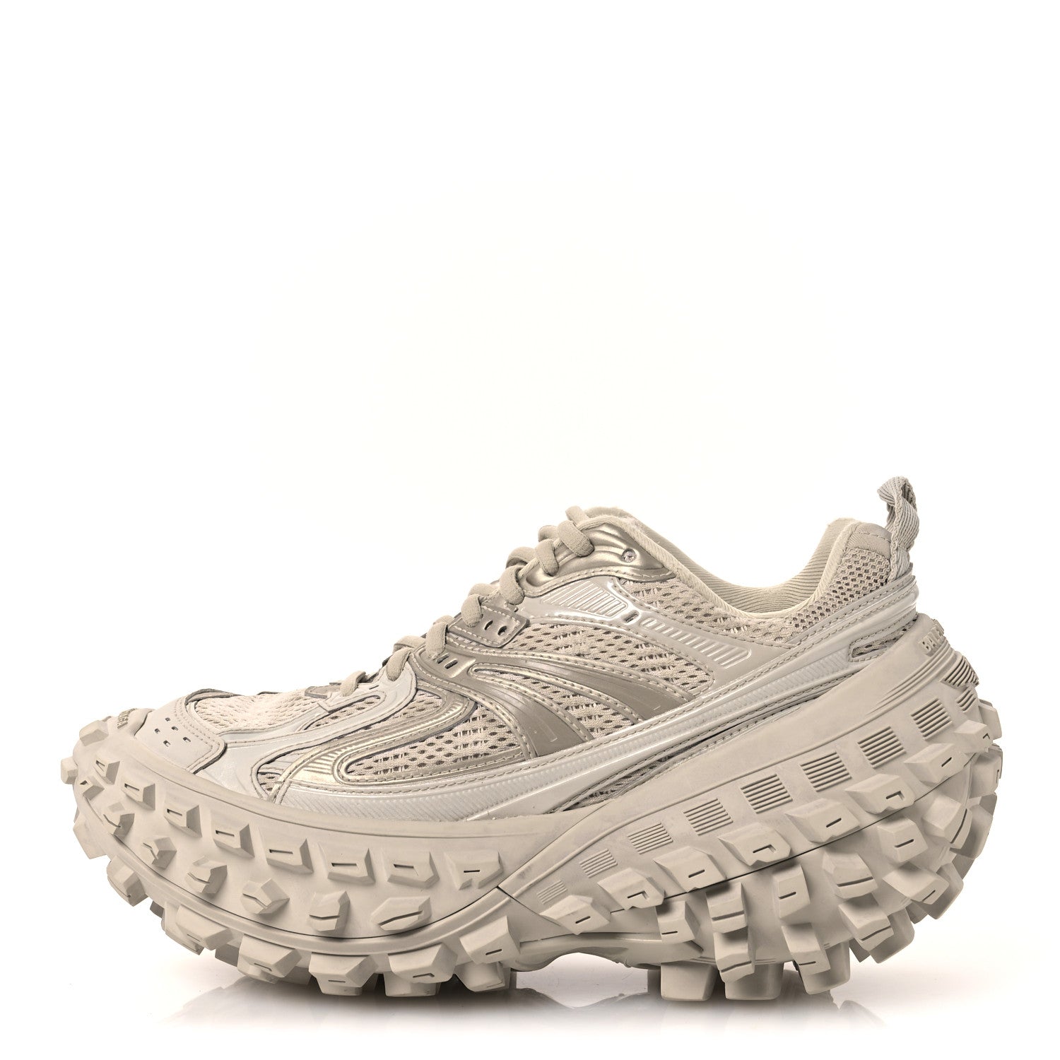 Balenciaga Rubber Mesh Monocolor Womens Defender Sneakers 37