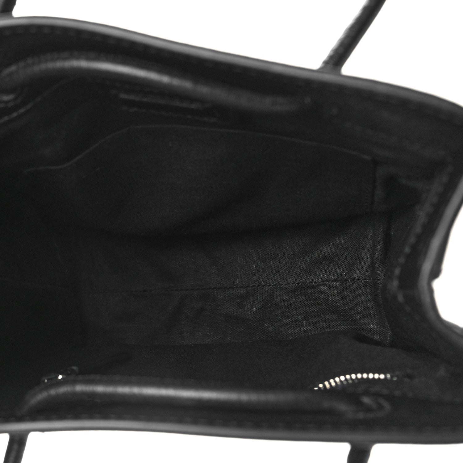Balenciaga Calfskin Logo XXS Shopping Tote Black 5 of 8