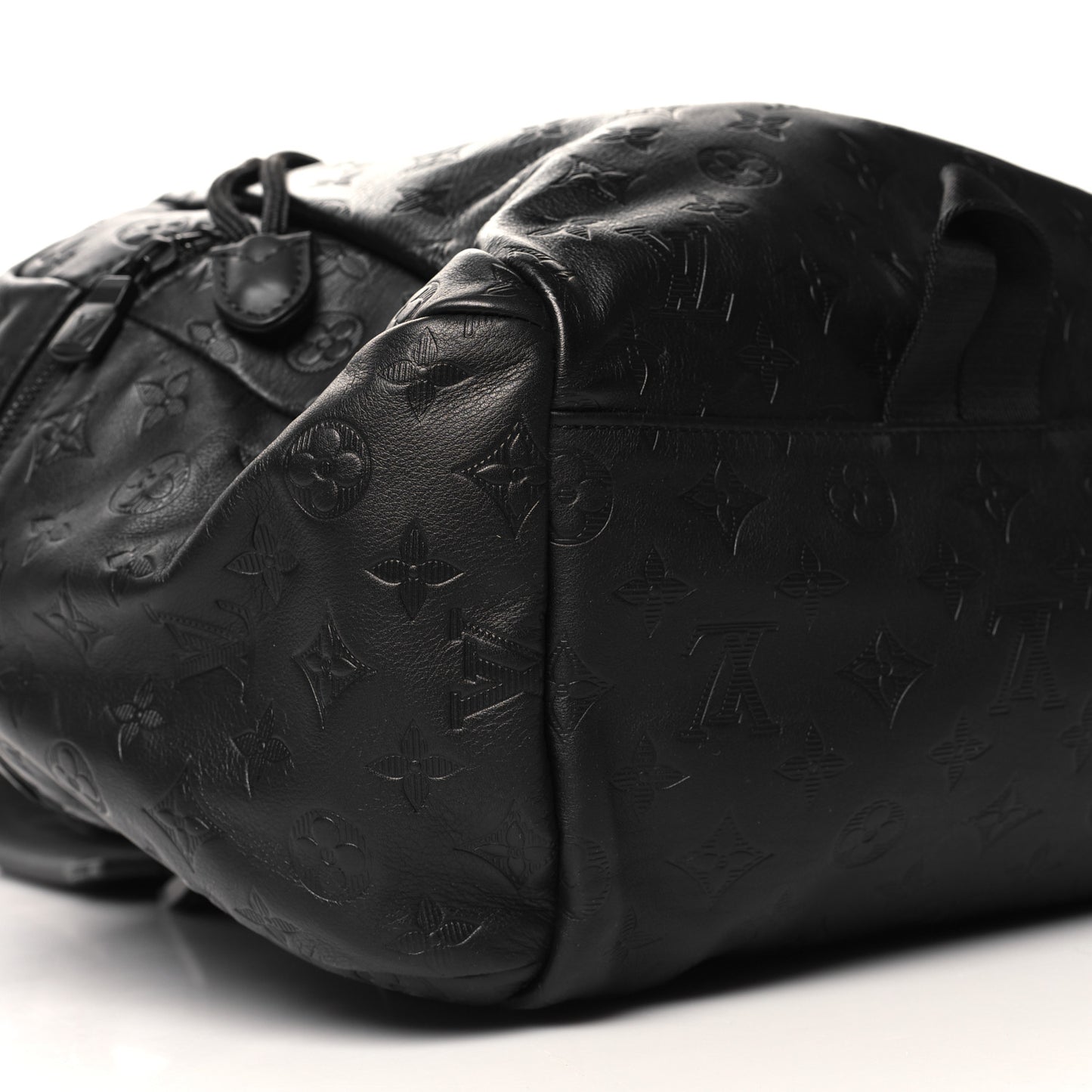 Calfskin Monogram Shadow Discovery Backpack Black