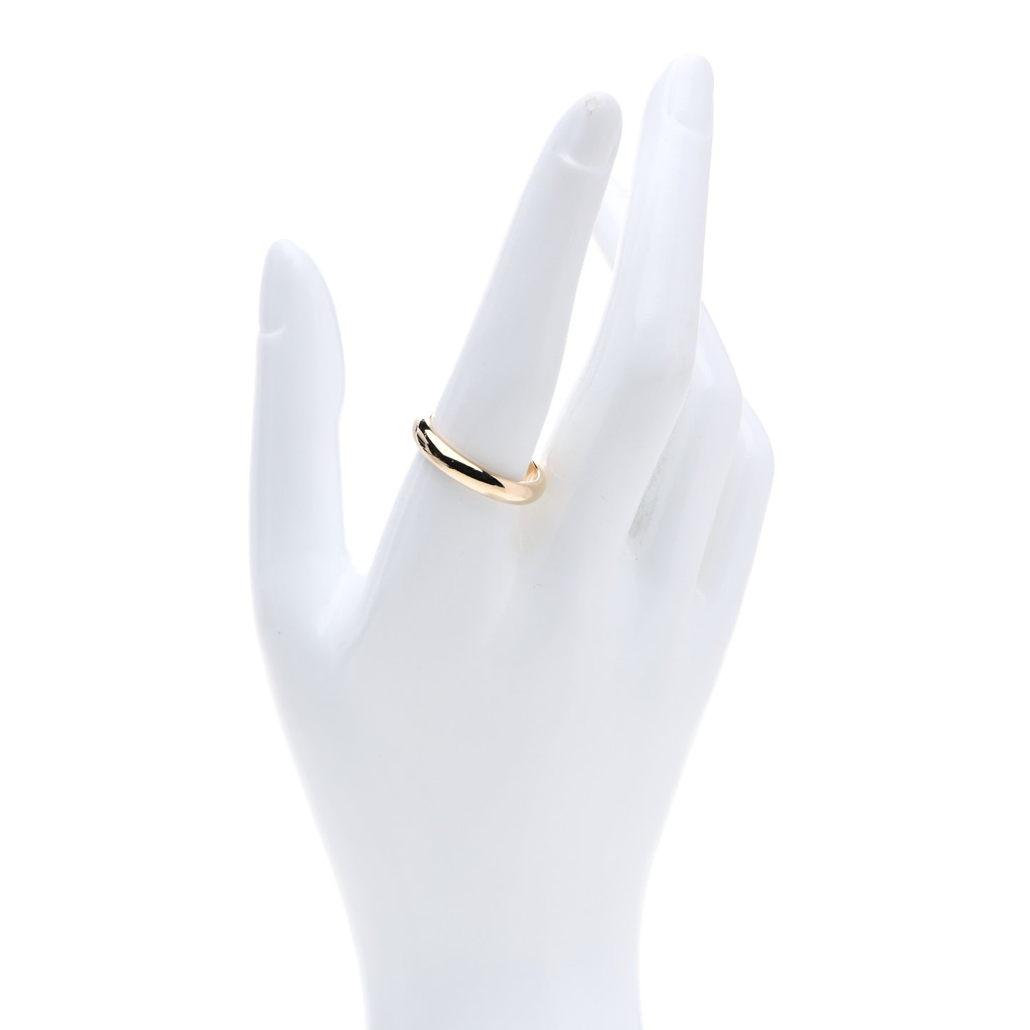 18K Yellow Gold 3.5mm 1895 Wedding Band Ring 62 10