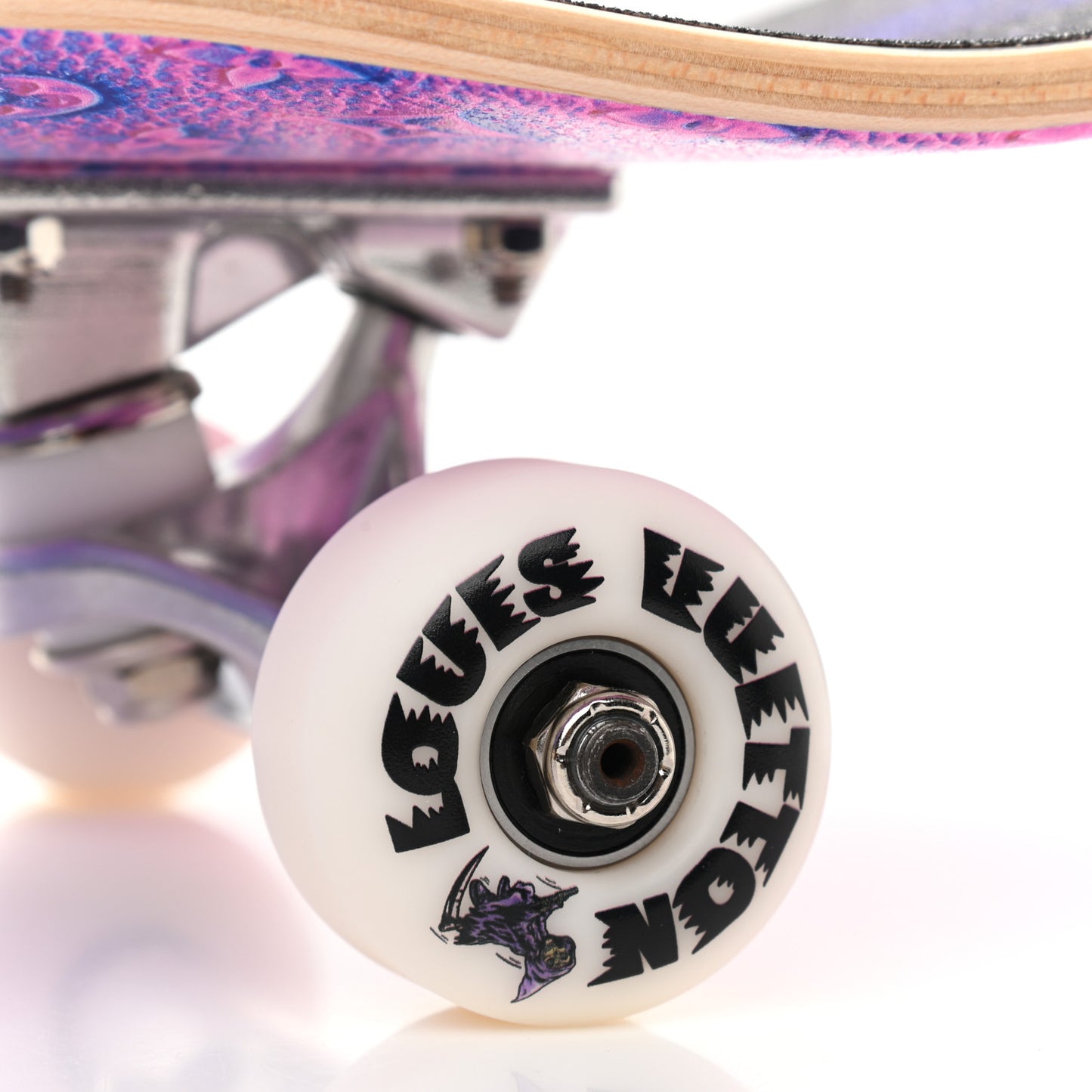 Monogram Illusion Wood Skateboard Multicolor
