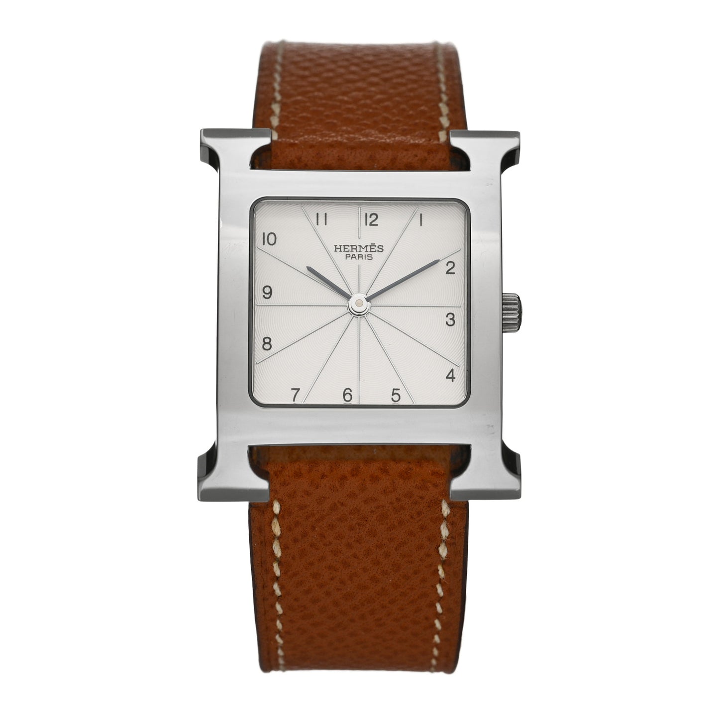 Stainless Steel Epsom 26mm Heure H Hour Quartz Watch Gold