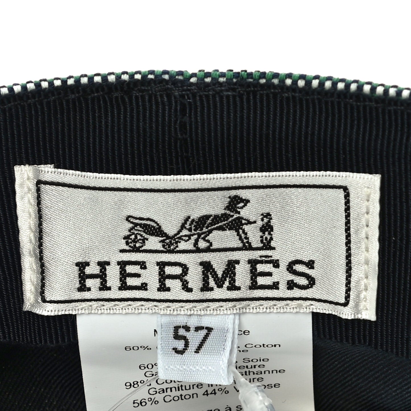 Cotton Hemp Cavale Pop Cap 57 Ecru Marine