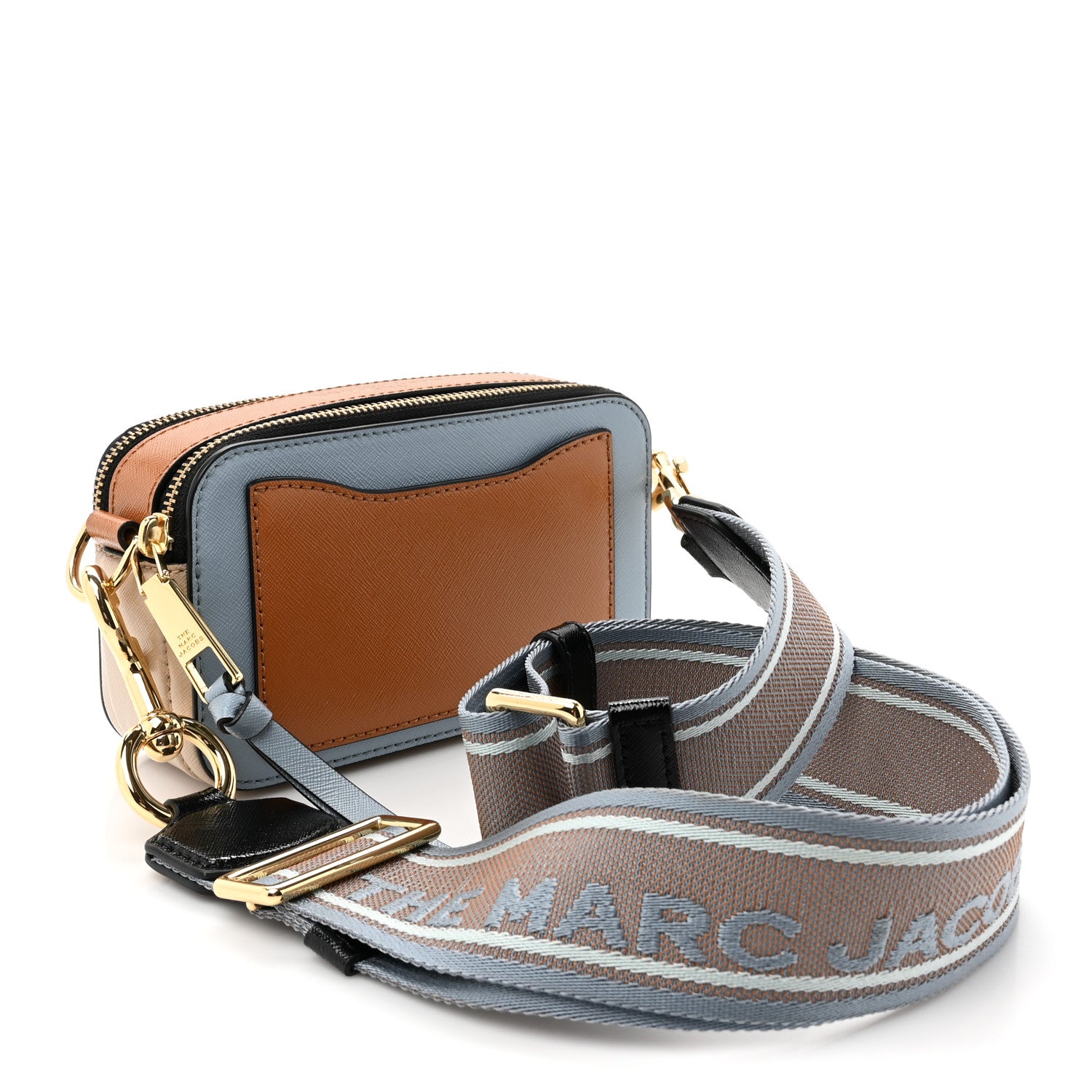 Marc Jacobs Saffiano Small Snapshot Camera Bag Skyline Blue 3 of 10